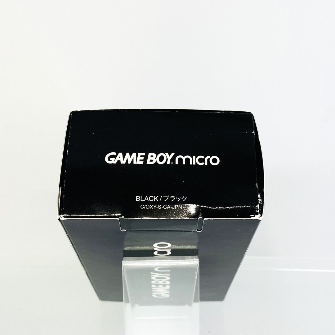 Nintendo Game Boy Micro Black OPEN BOX OFFICIAL JAPAN IMPORT GENUINE