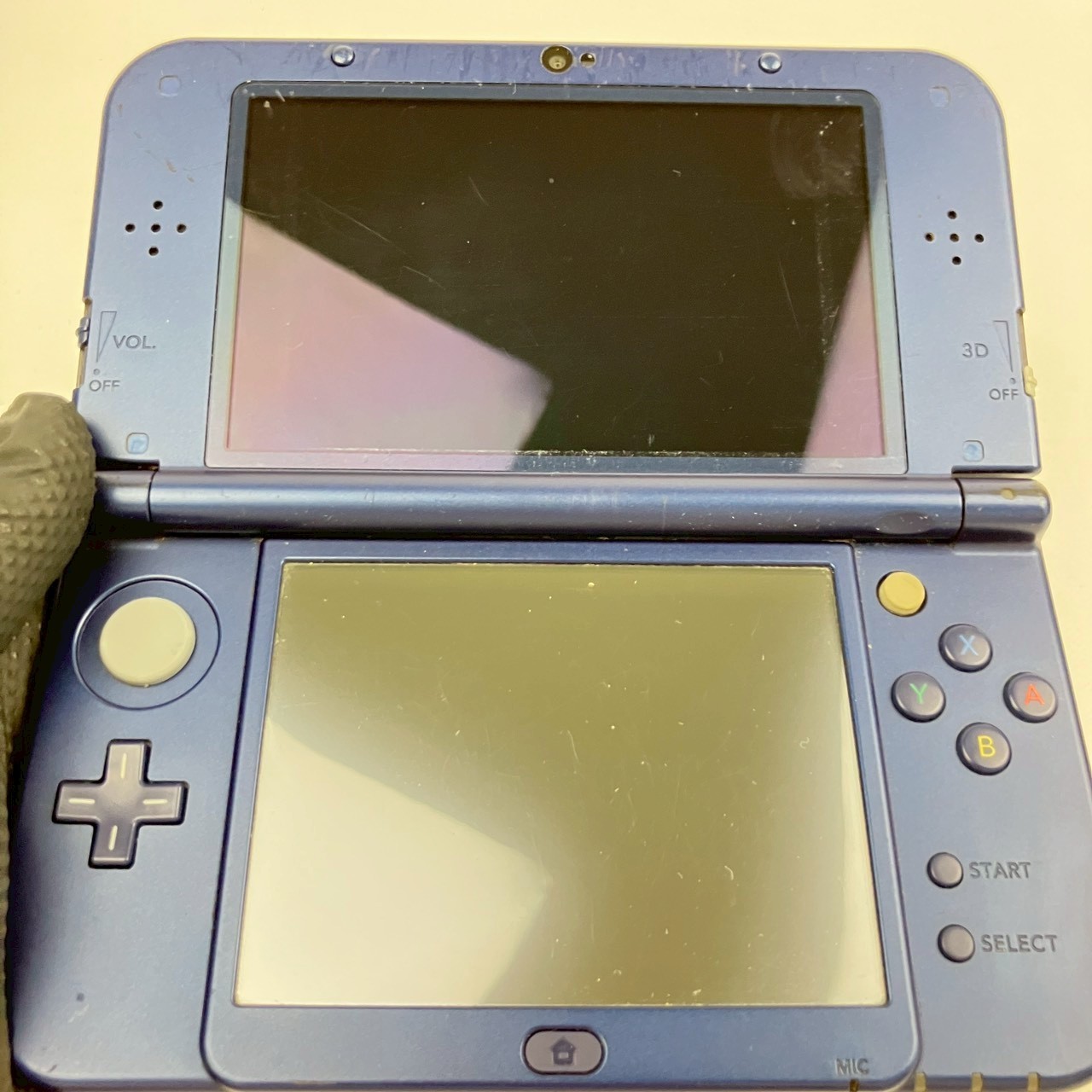 TOP IPS Nintendo new 3DS LL XL Metallic Blue Console Region Japanese Only 726
