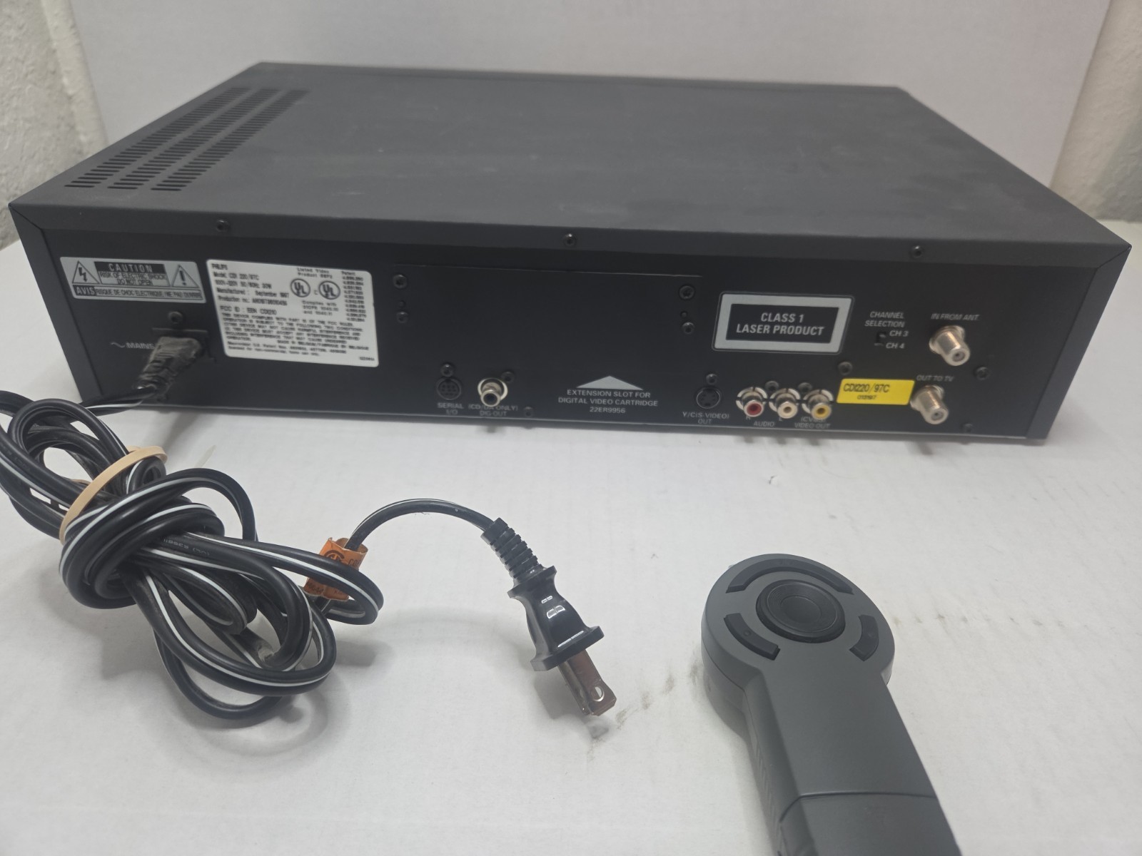 Untested – Philips CDi 220/97C Home CD Video Game Console – READ DESCRIPTION