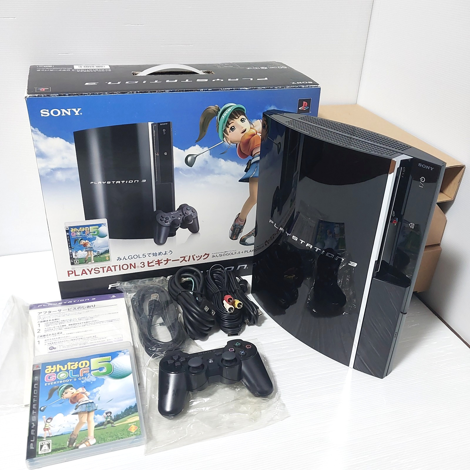 SONY PlayStation3 PS3 FAT 60GB BACKWARDS COMPATIBLE CECHA00 Japanese console