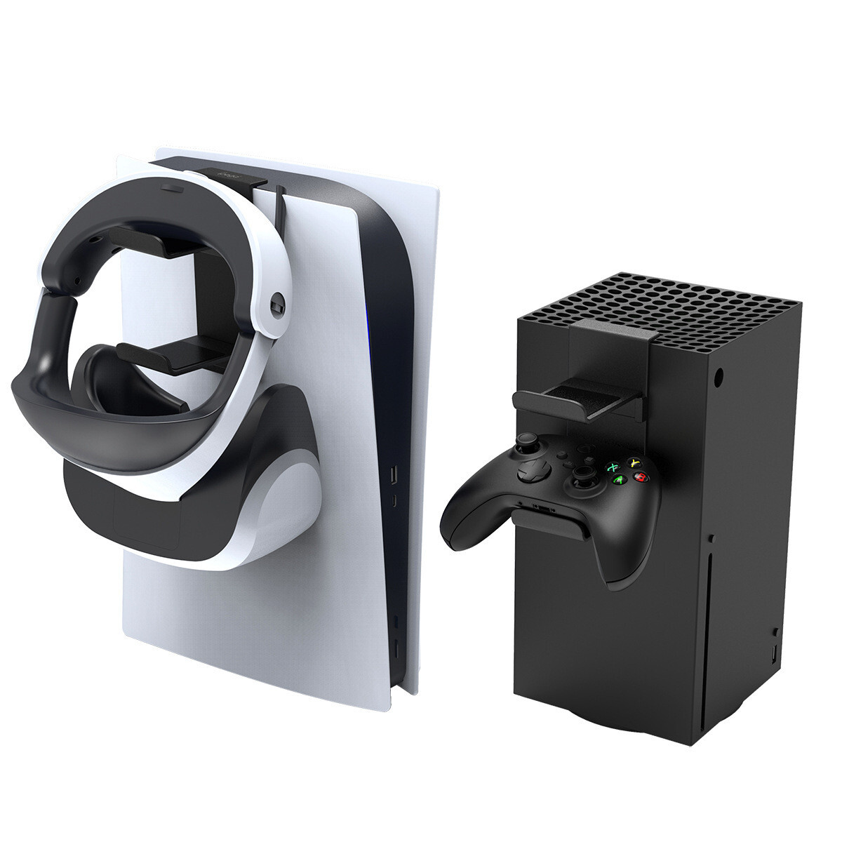 navor Game Controller/Headset Holder/Stand Compatible with PS5 & Xbox, X Console
