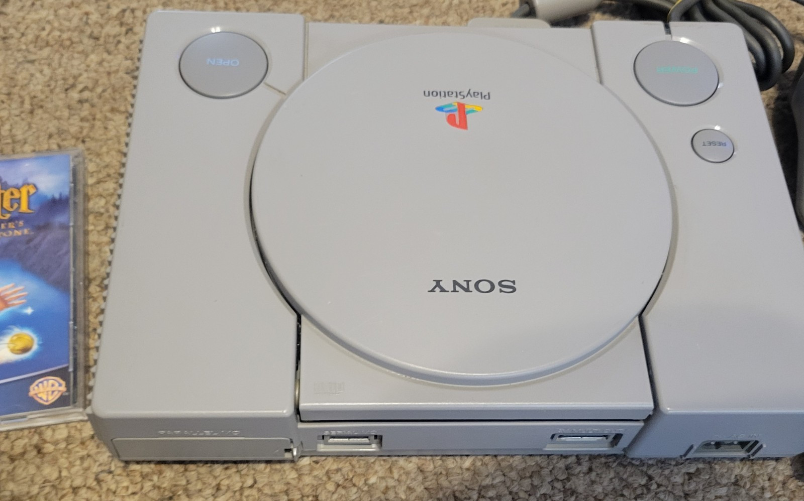 Sony PlayStation 1 PS1 Console System Bundle Tested SCPH-5501 Harry Potter
