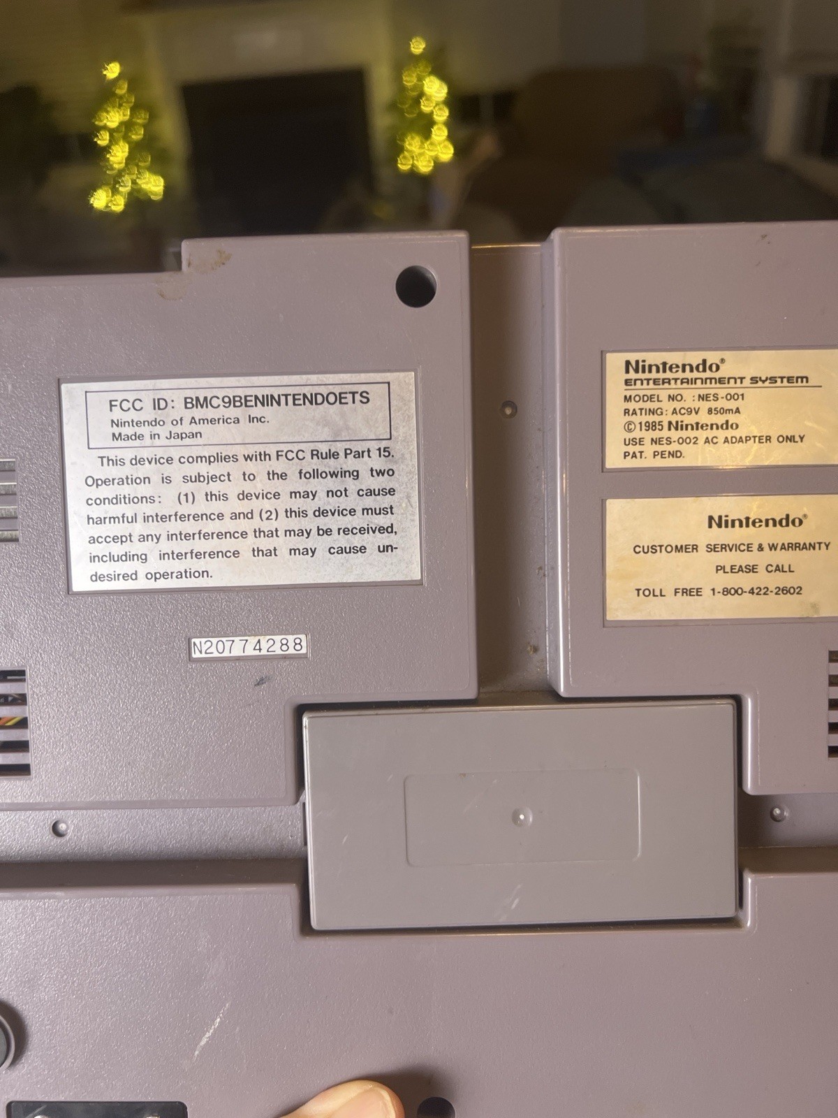 Nintendo NES-001 Console Bundle 2 Controllers Zapper Super Mario Bros 2 Tested