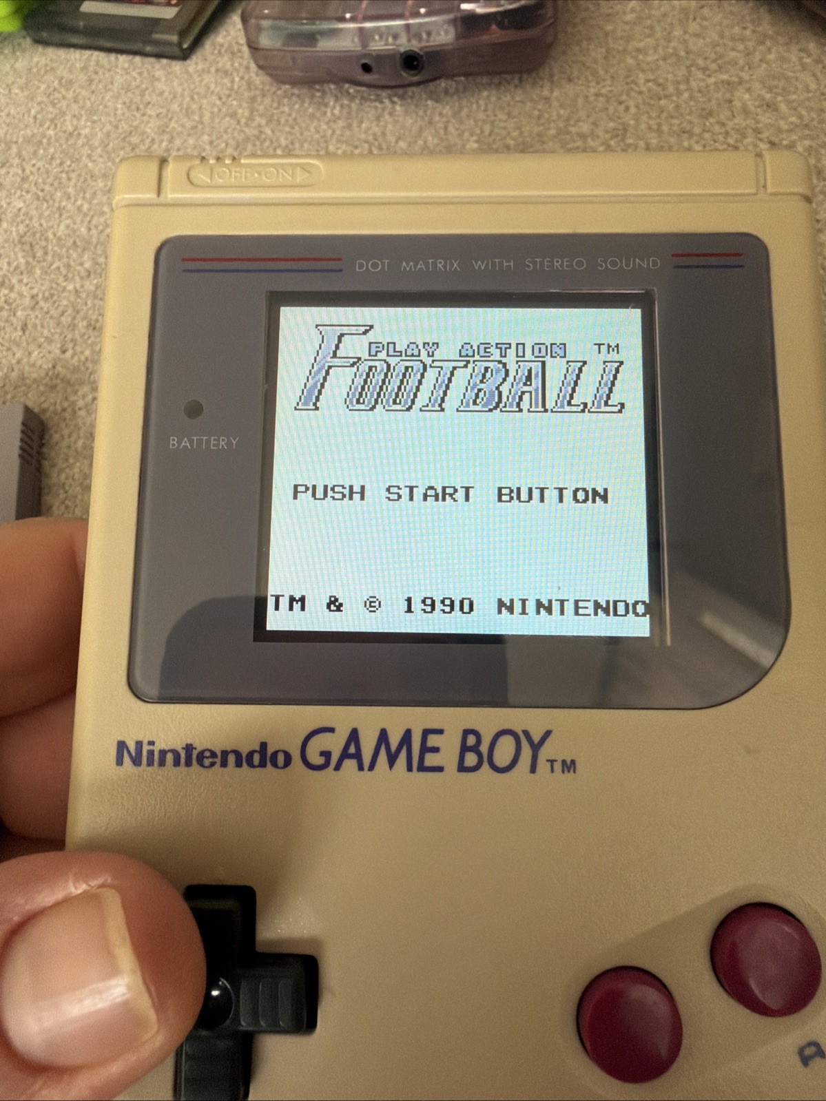 Nintendo Game Boy DMG-01 – IPS Screen Mod – Tested READ