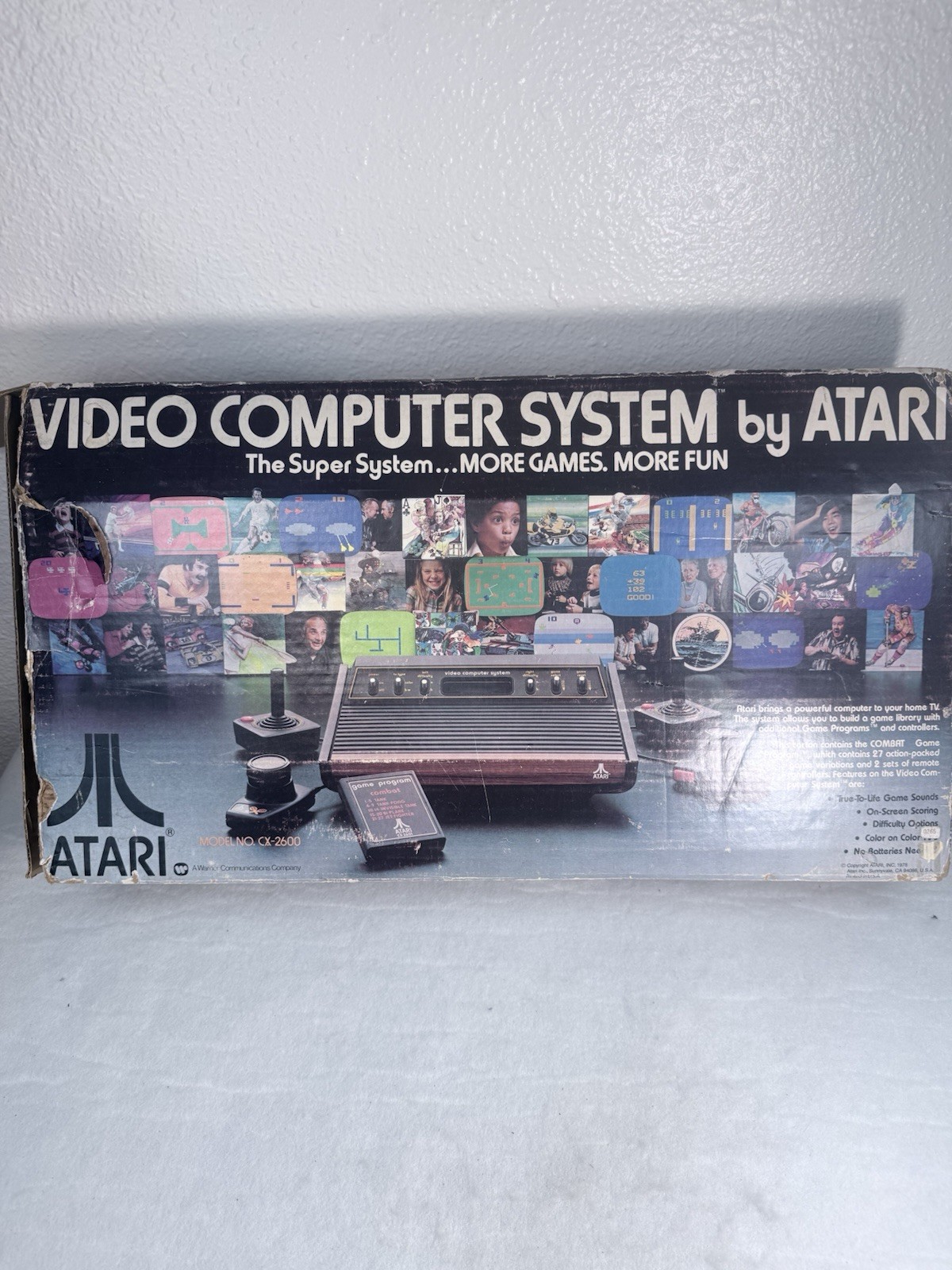 RARE Atari CX-2600 Video Computer System Game Console