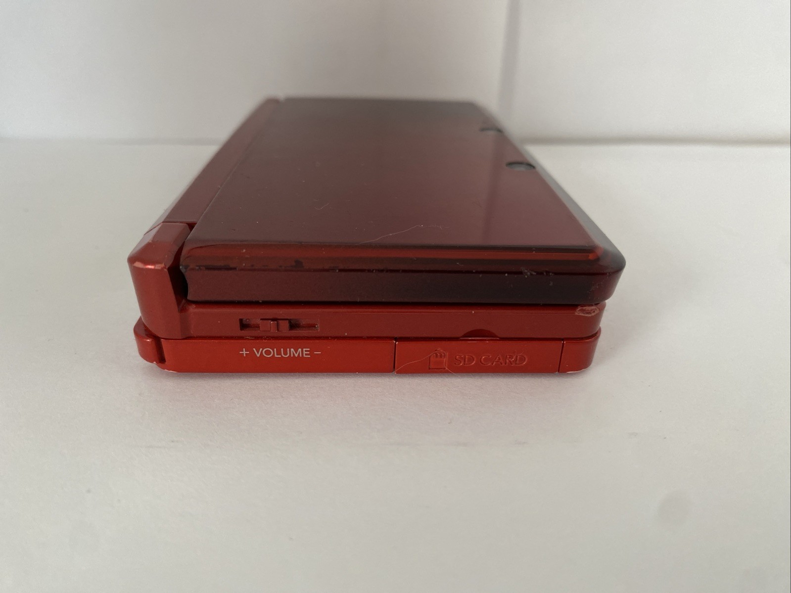 Nintendo 3DS Handheld System Flame Red Working Great Condition North American