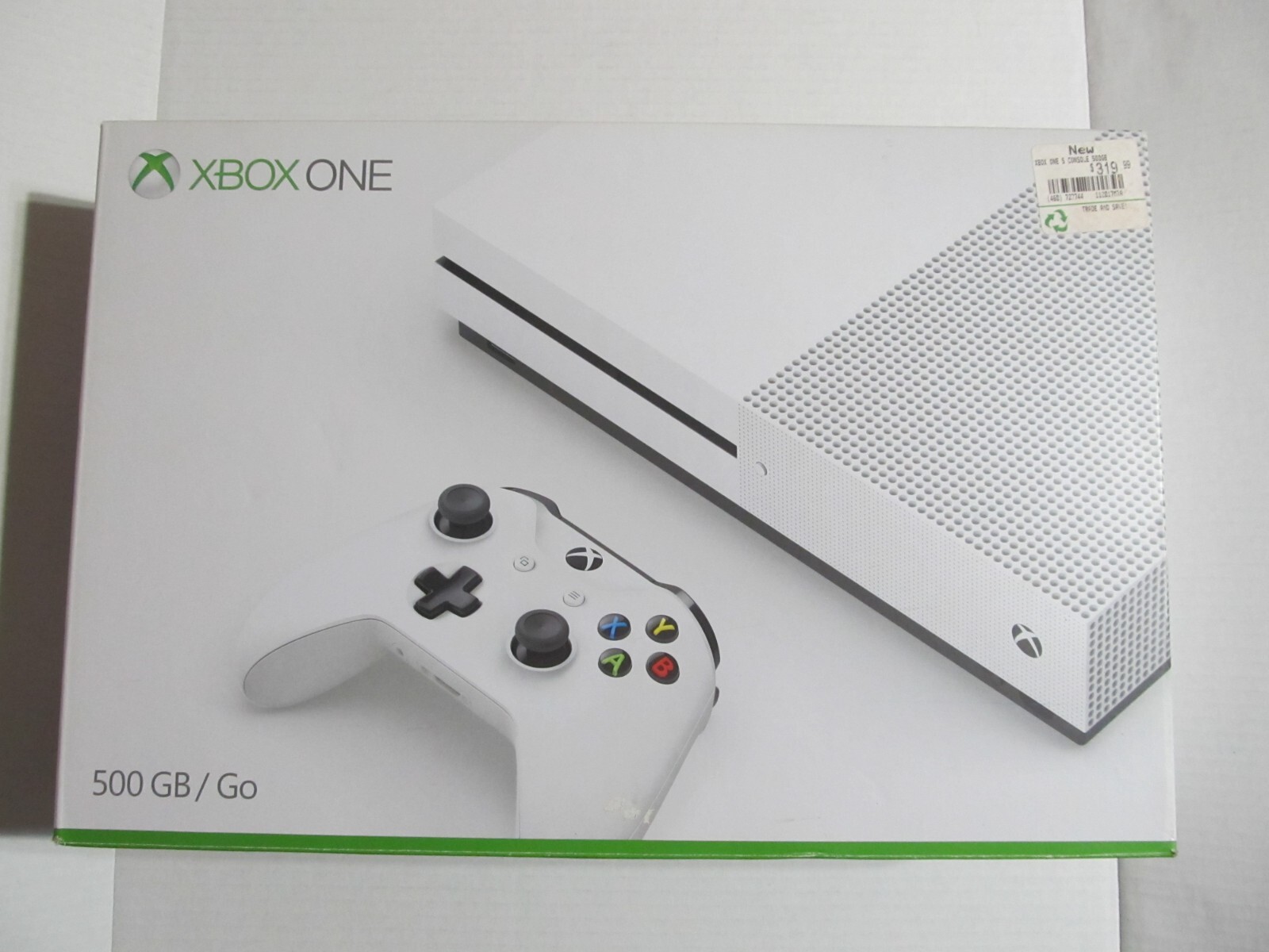 MICROSOFT XBOX ONE S, 500GB WITH BOX – FACTORY RESET- CONSOLE & BOX ONLY.
