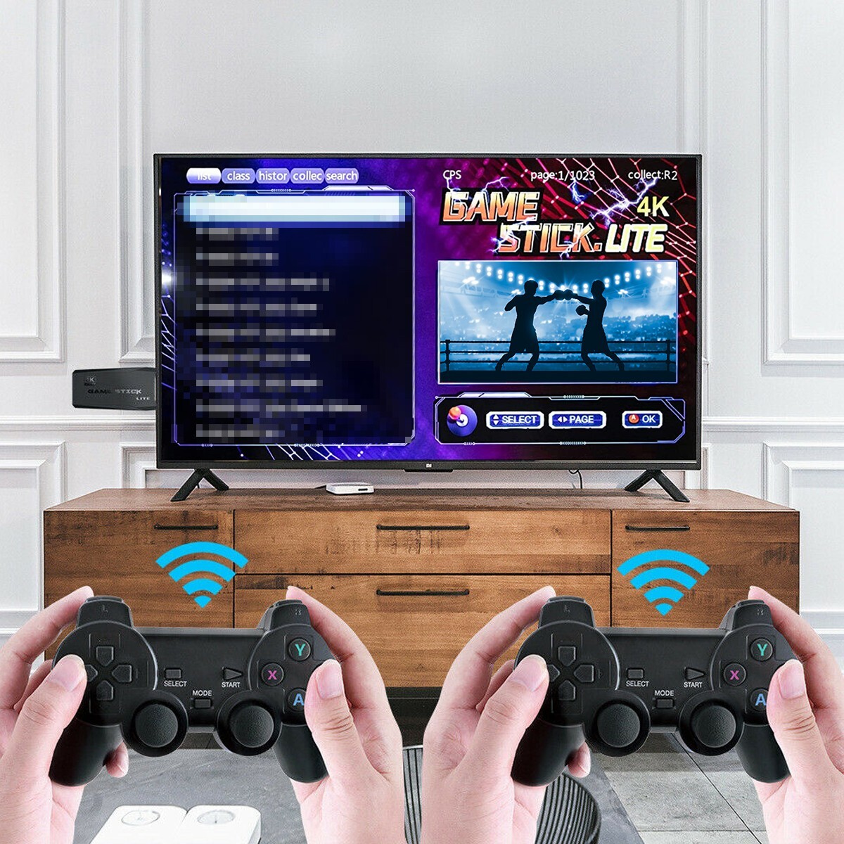 One Classic Retro Game Stick M8 Wireless Video Consoles 2.4G Over 20K Games