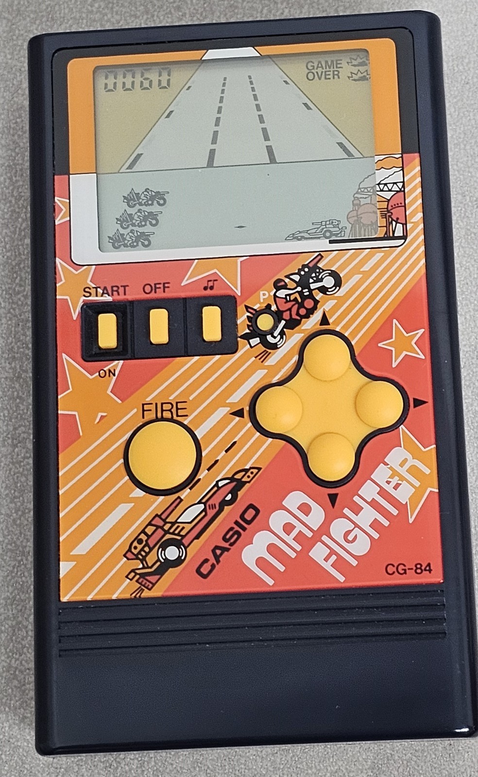 Casio Electronic Game Mad Fighter CG-84 Mint