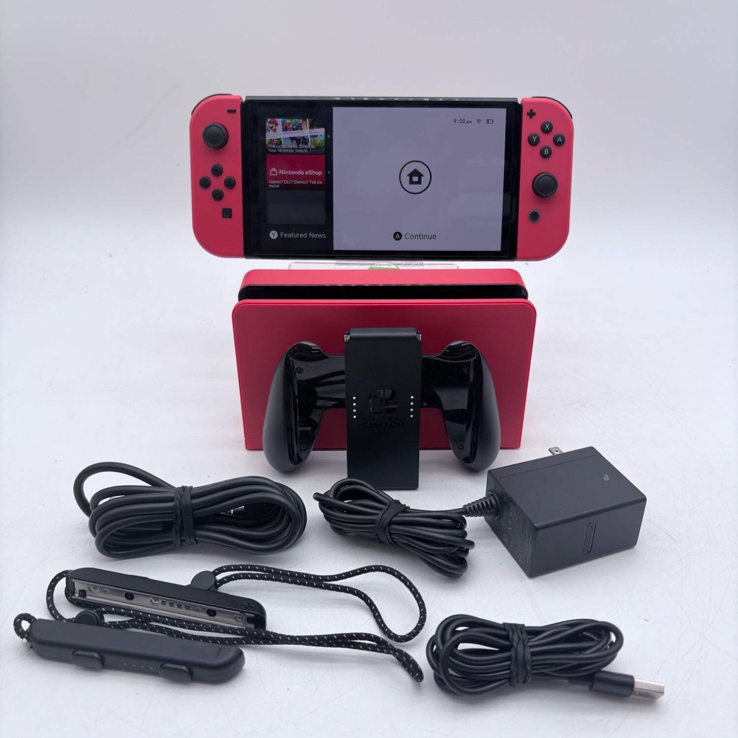 Nintendo Switch OLED Console Gaming System HEG-001 Flare Red