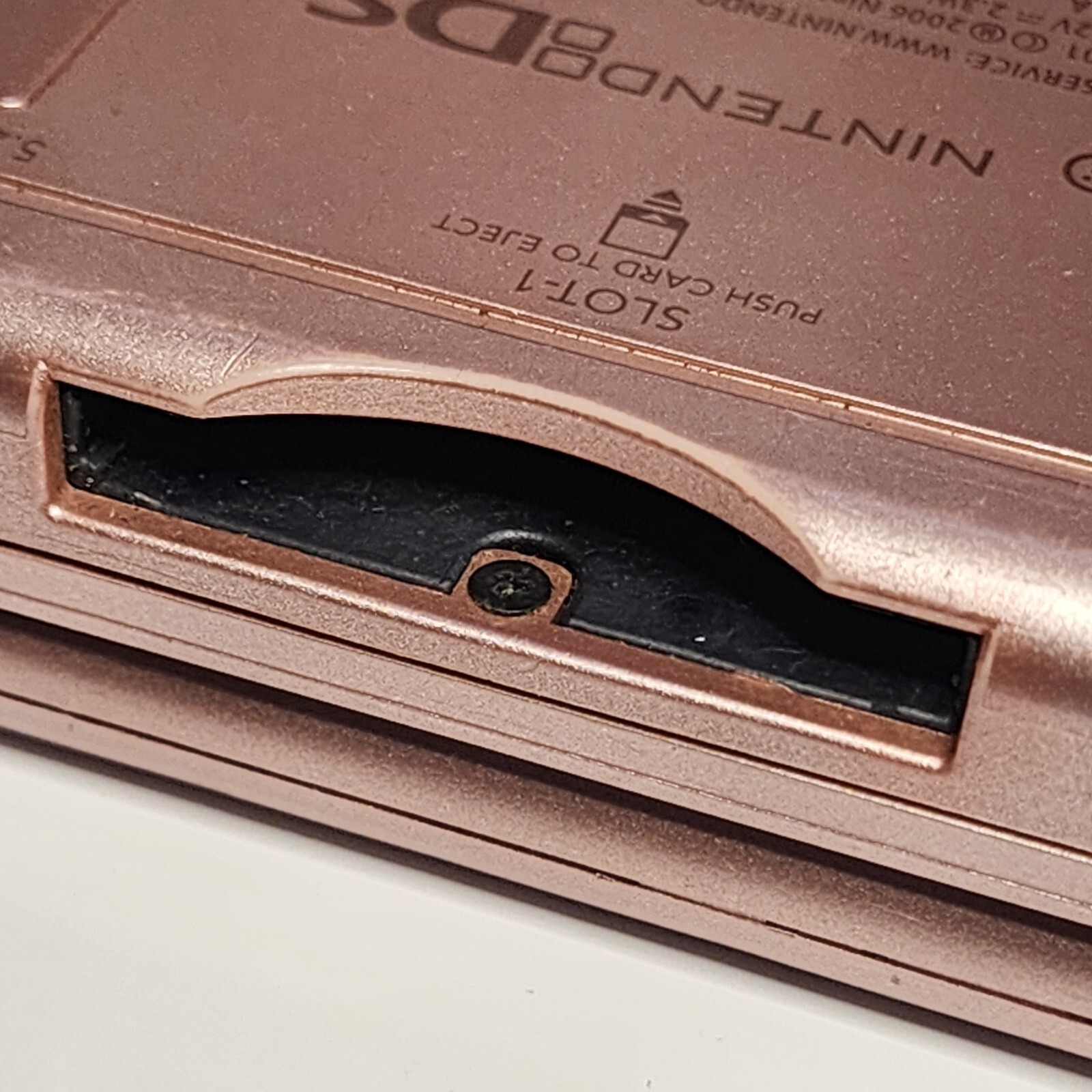 Nintendo DS Lite Console Metallic Rose With Case