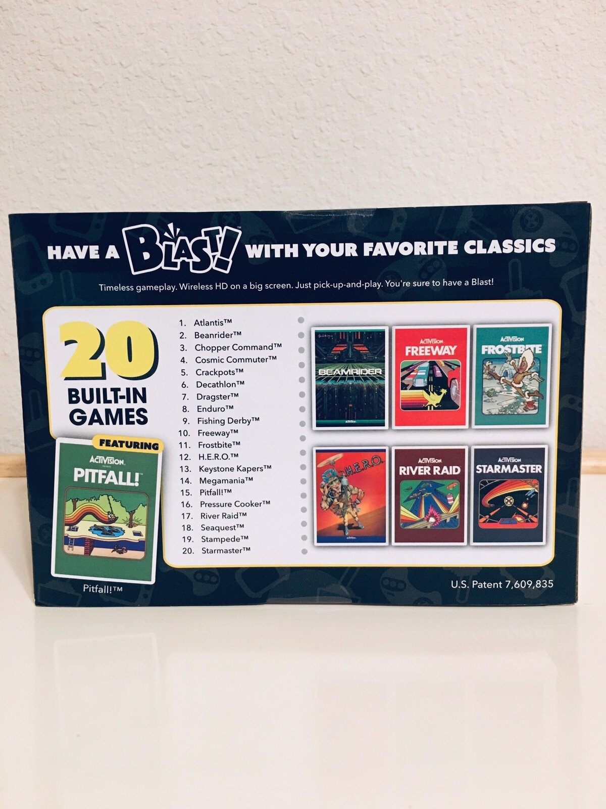 Activision FLASHBACK BLAST! Pitfall, RiverRaid, 20 Built-in Retro Games HDMI WOW