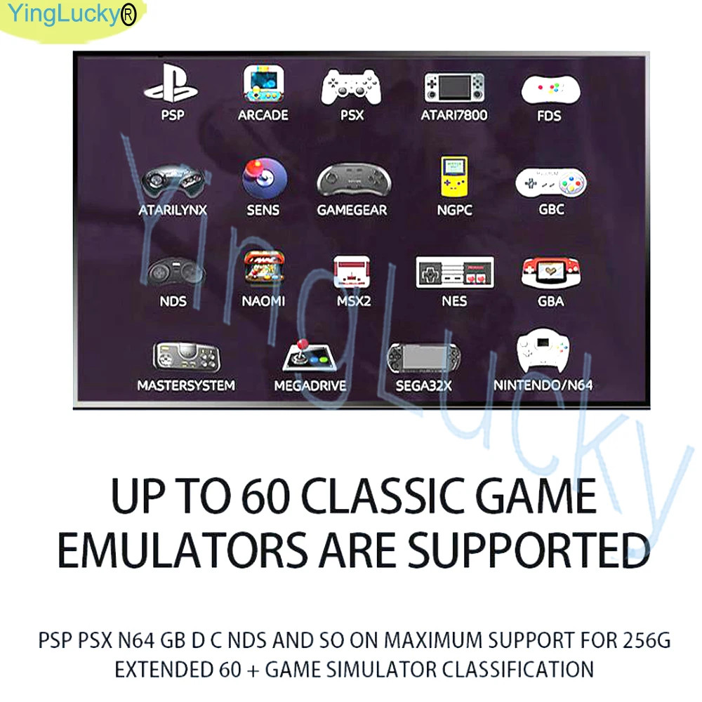 Arcade Emuelec Console G11 Pro Game Box TV 256G in 60000+ Retro Games 4K HD Vide