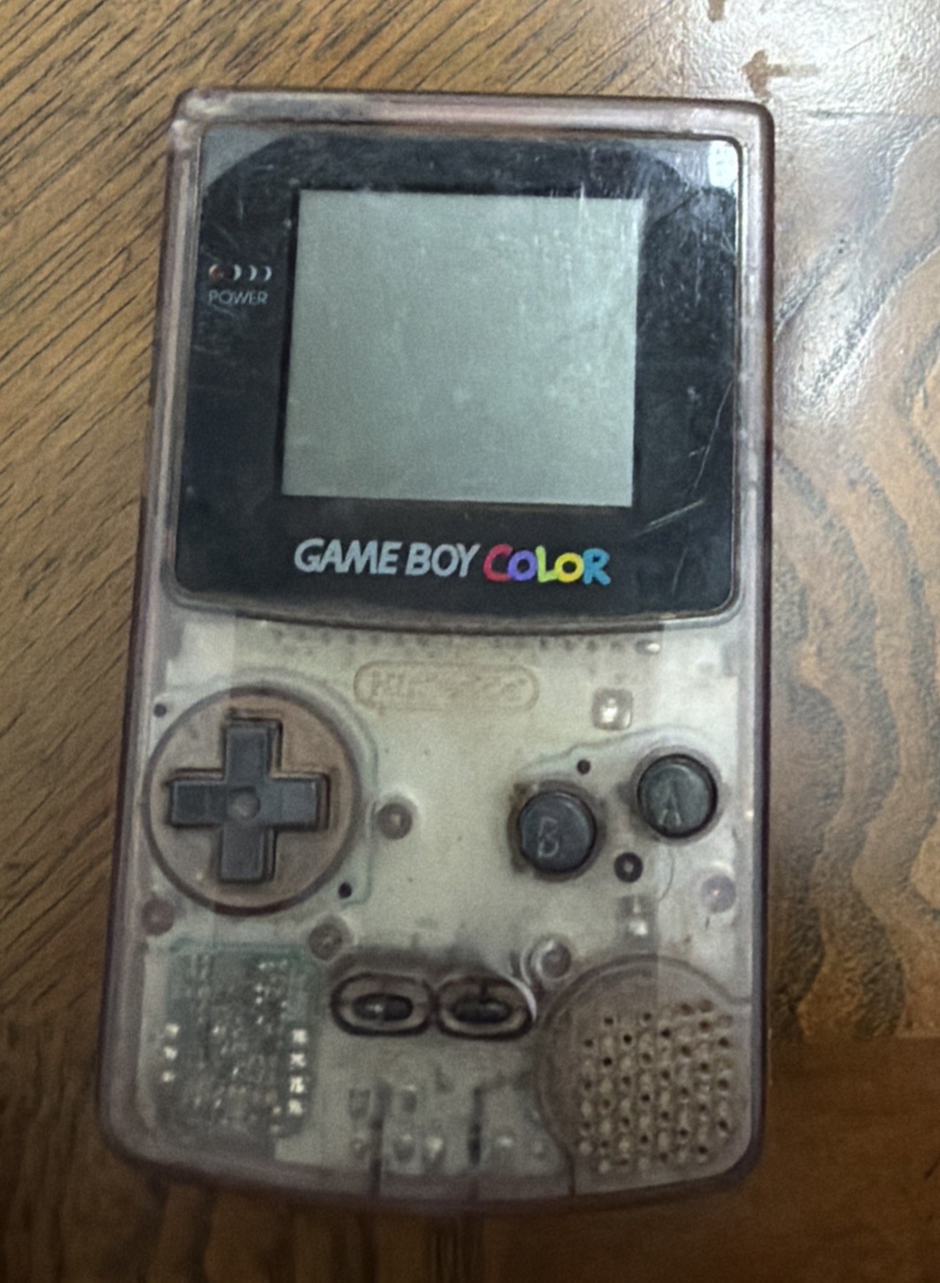 Nintendo Game Boy Color Handheld System -tested No Battery Cover With Mario Land