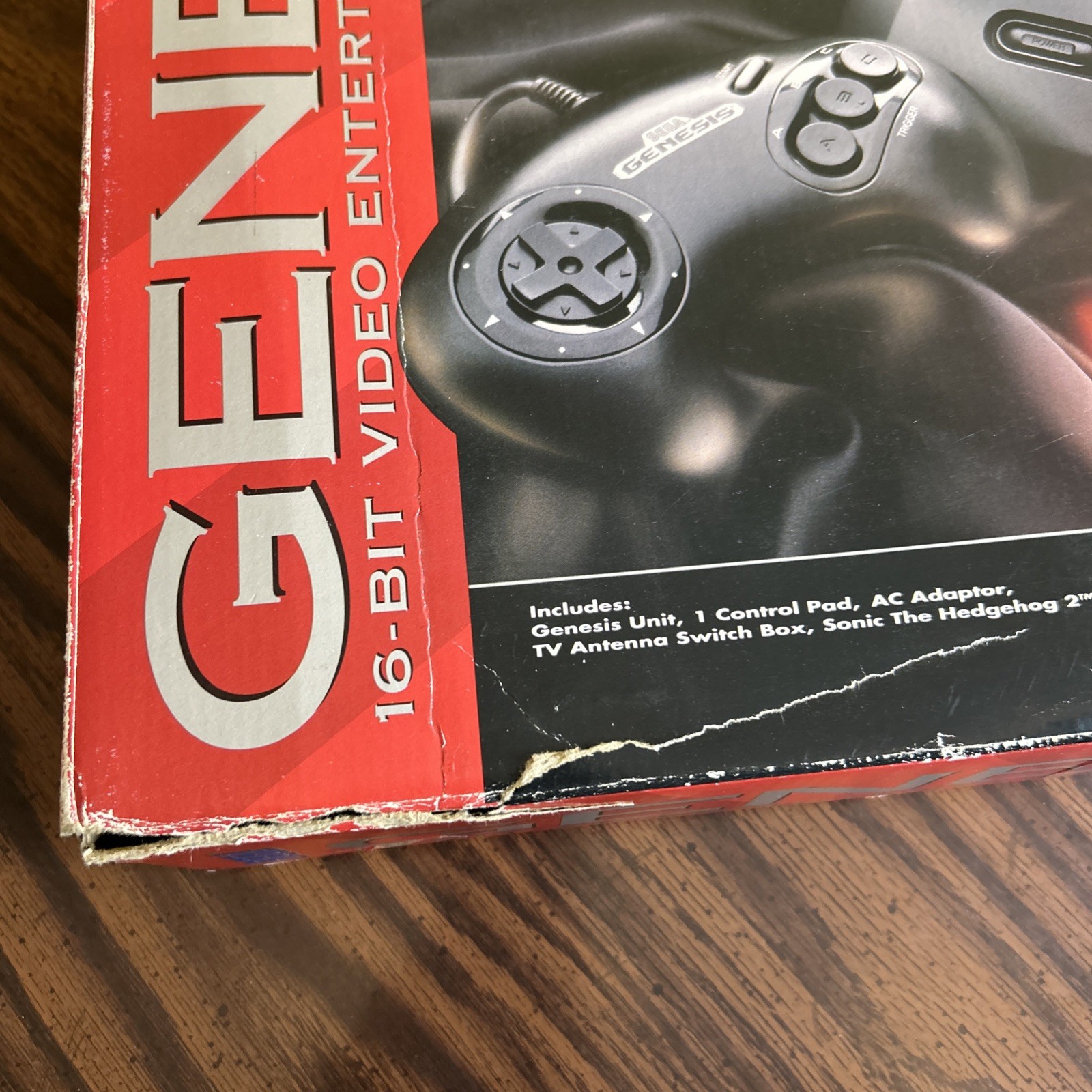 Sega Genesis Model 2 Console Complete in Box Sonic 2 Bundle Manual Reg Card Post