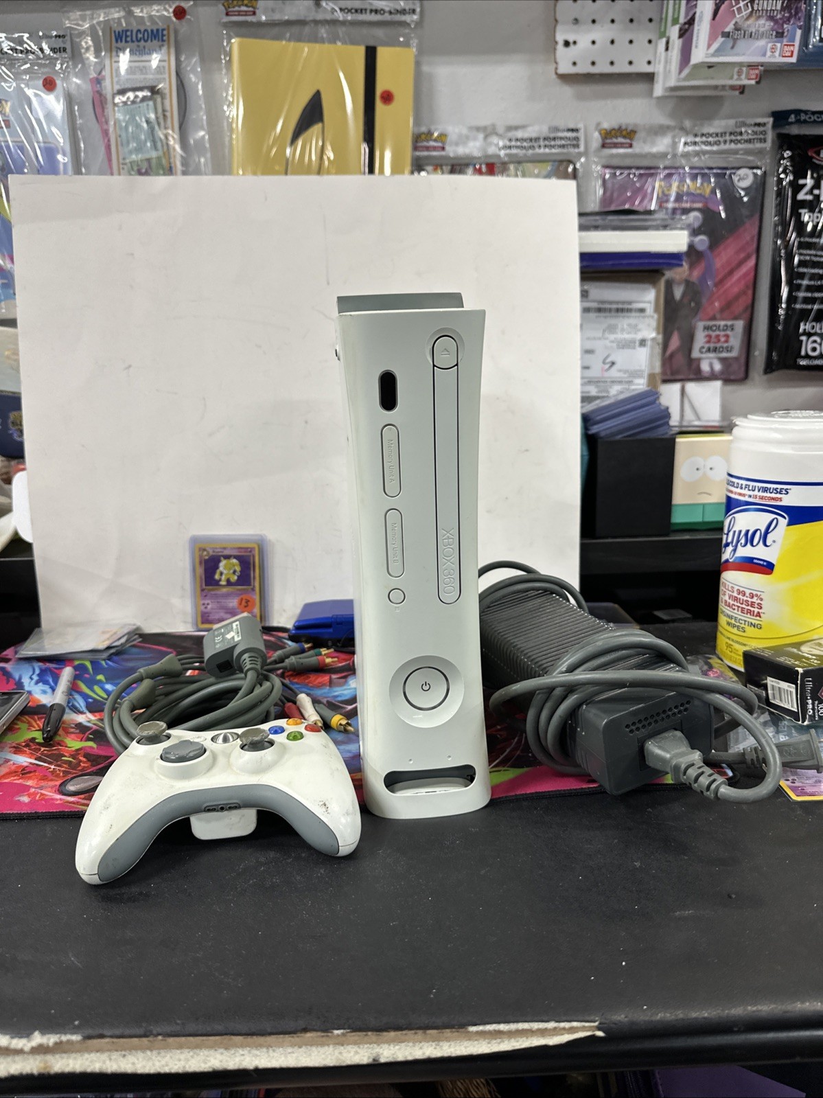 Original Xbox 360 White 20GB Console Bundle Tested Working Used