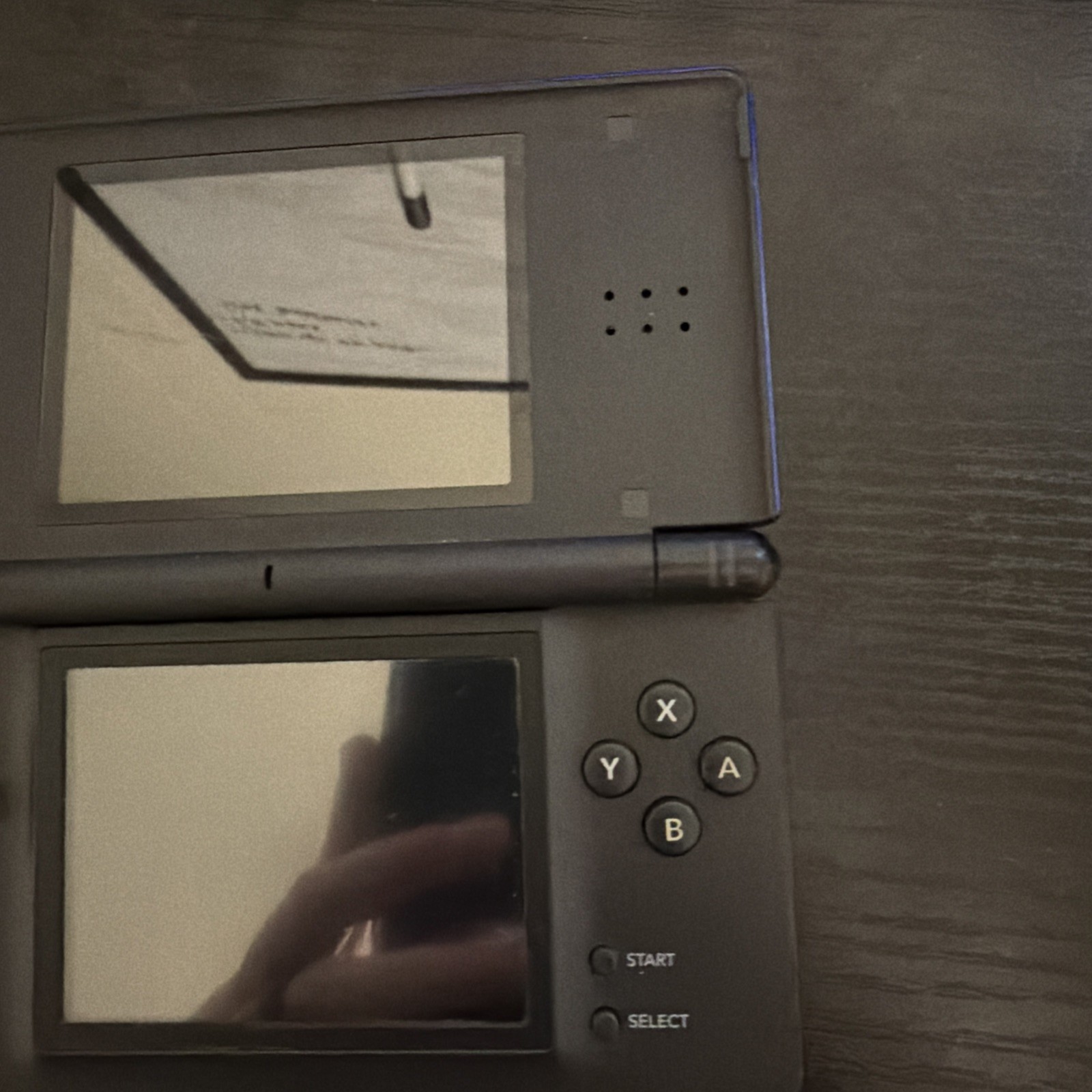 Nintendo DS Lite Handheld System – Cobalt/Black Bad Hinge