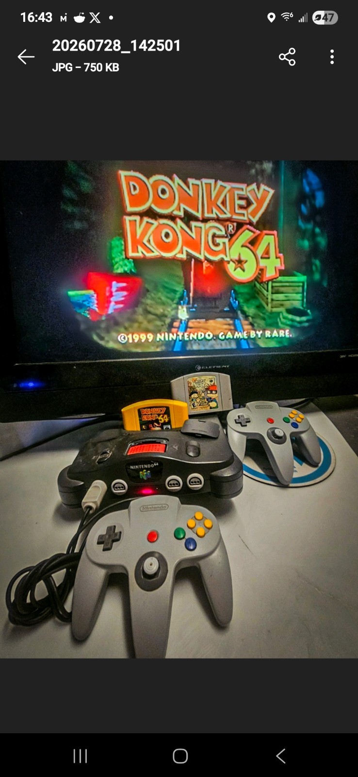 ​Nintendo 64 N64 Bundle: Super Mario 64, DK64, OEM Expansion Pak, 2 Controllers