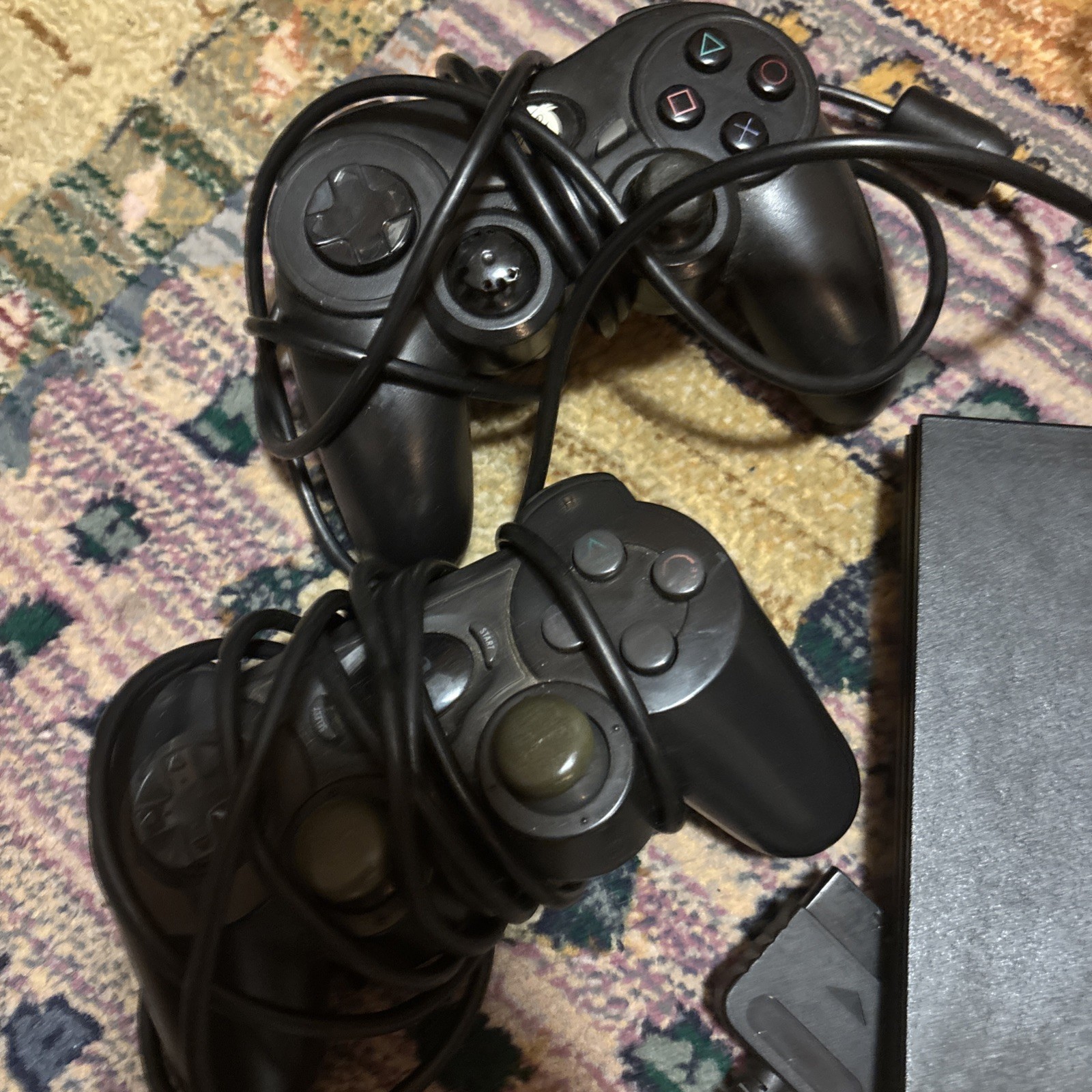 PlayStation 2 slim bundle with 2 controllers and memory card 8mb