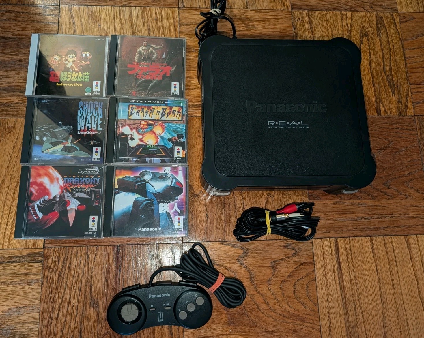 Panasonic 3DO REAL FZ-1 Japanese Console System Bundle Tested NTSC-J – US Seller