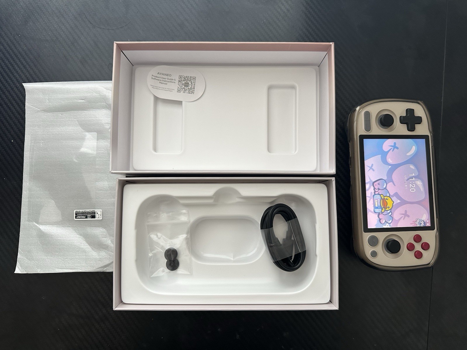 Ayaneo Pocket Air Mini Handheld Console Retro gray color 3/64G