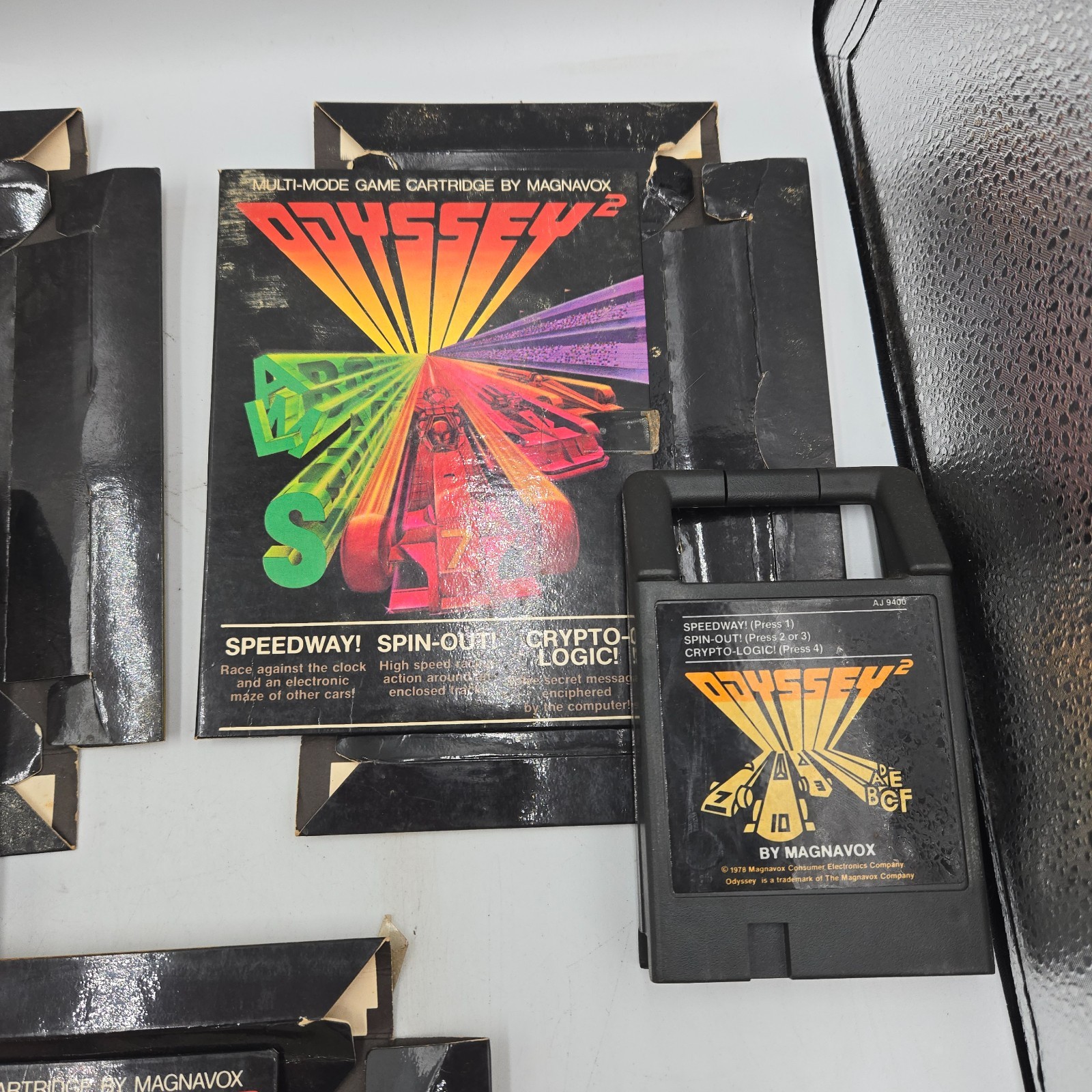 Untested Magnavox Odyssey 2 Console Boxed w Controllers, Manuals & 6 Games