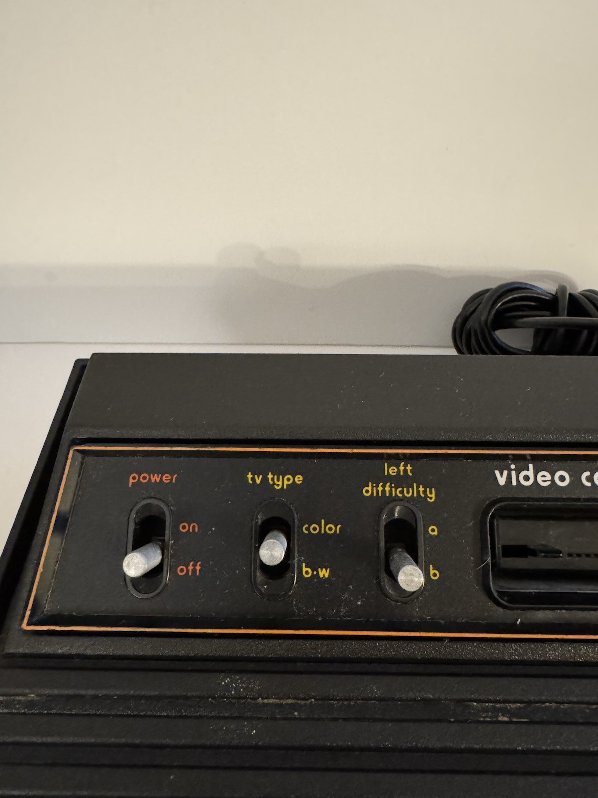 Vintage Atari 2600 Console CX-2600A System – Controllers & Plug – Untested AS-IS