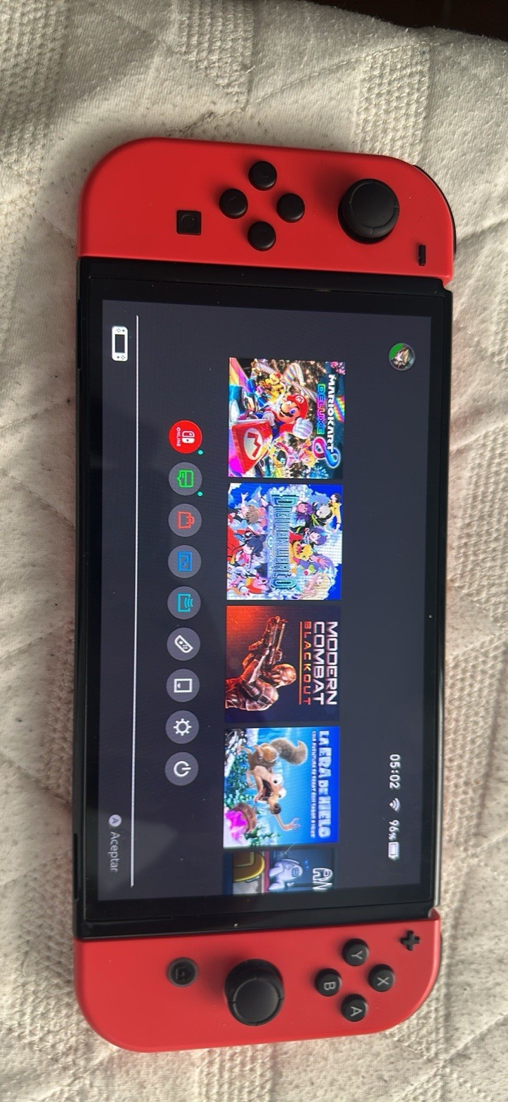 Nintendo Switch (OLED Model) HEG-001 Mario Red Edition 64GB Console