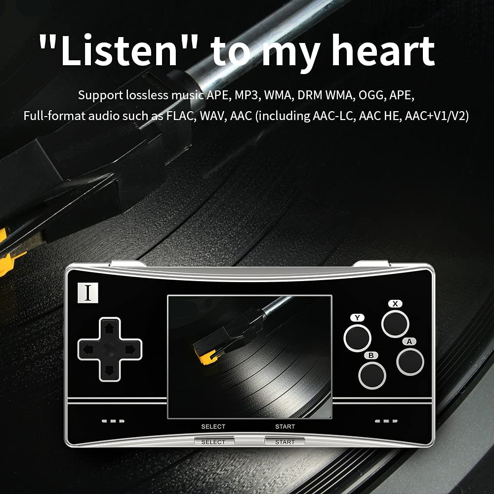 RG300X Handled Game Console, Portable Game Console with 64G TF Card Preinstalled