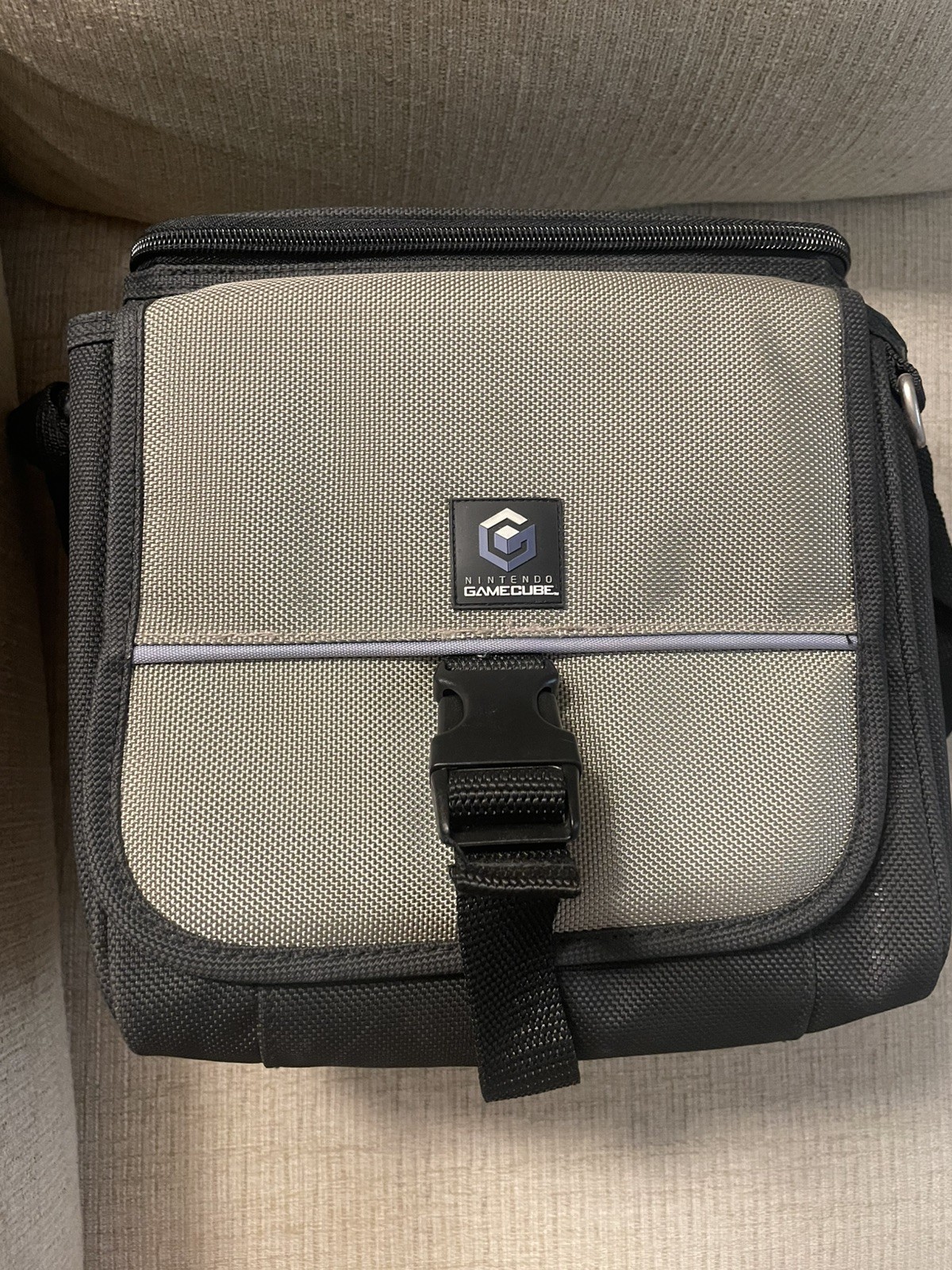Nintendo GameCube Console Black Tested With Travel Bag and Starfox Adventures