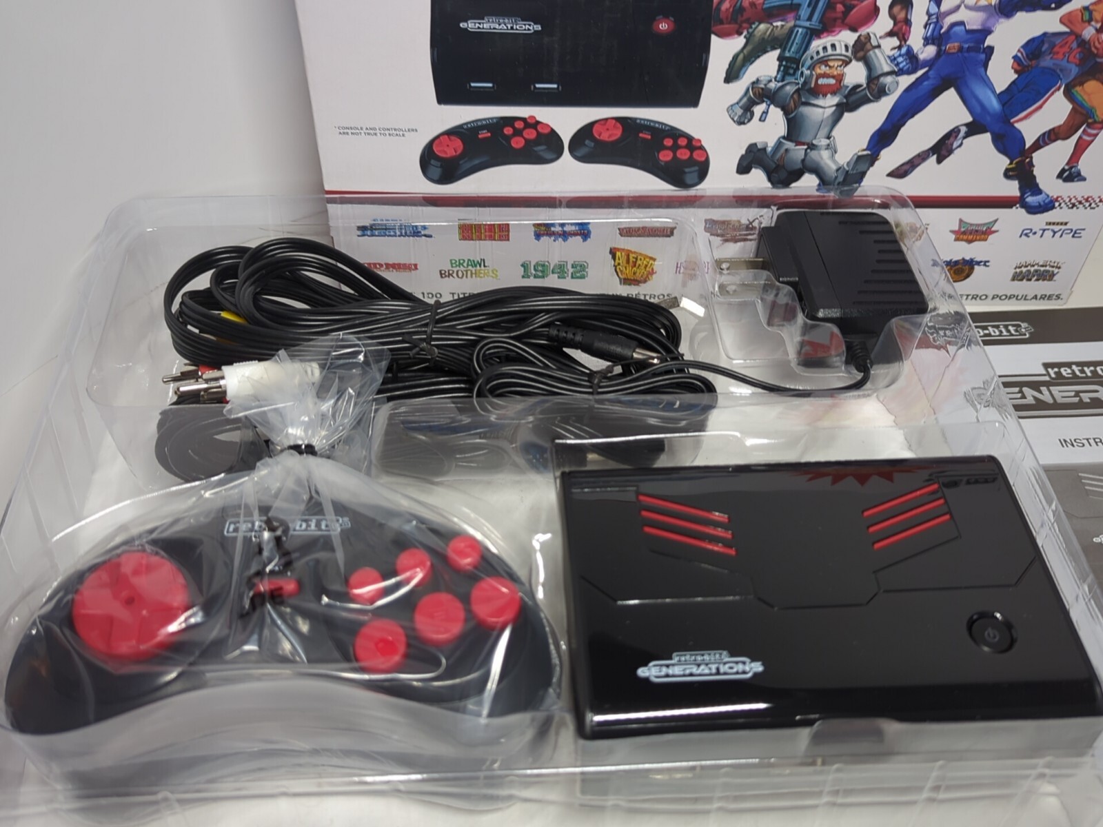 Retro-Bit Generations Plug & Play Retro Game Console (Built-in Retro 100+ Games)