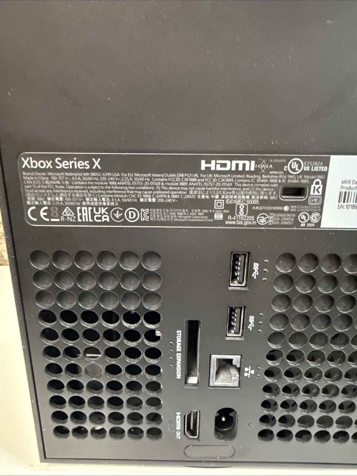 Microsoft Xbox Series X 1TB Console Gaming System Carbon Black 1882