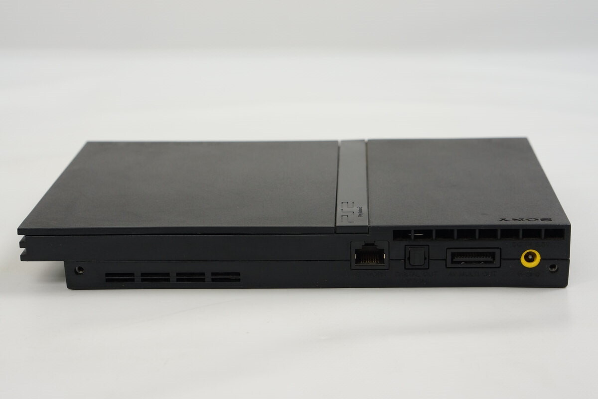 PS2 Slim Console System Black SCPH-75000 CB Game -NTSC-J- Playstation 2 SONY 101