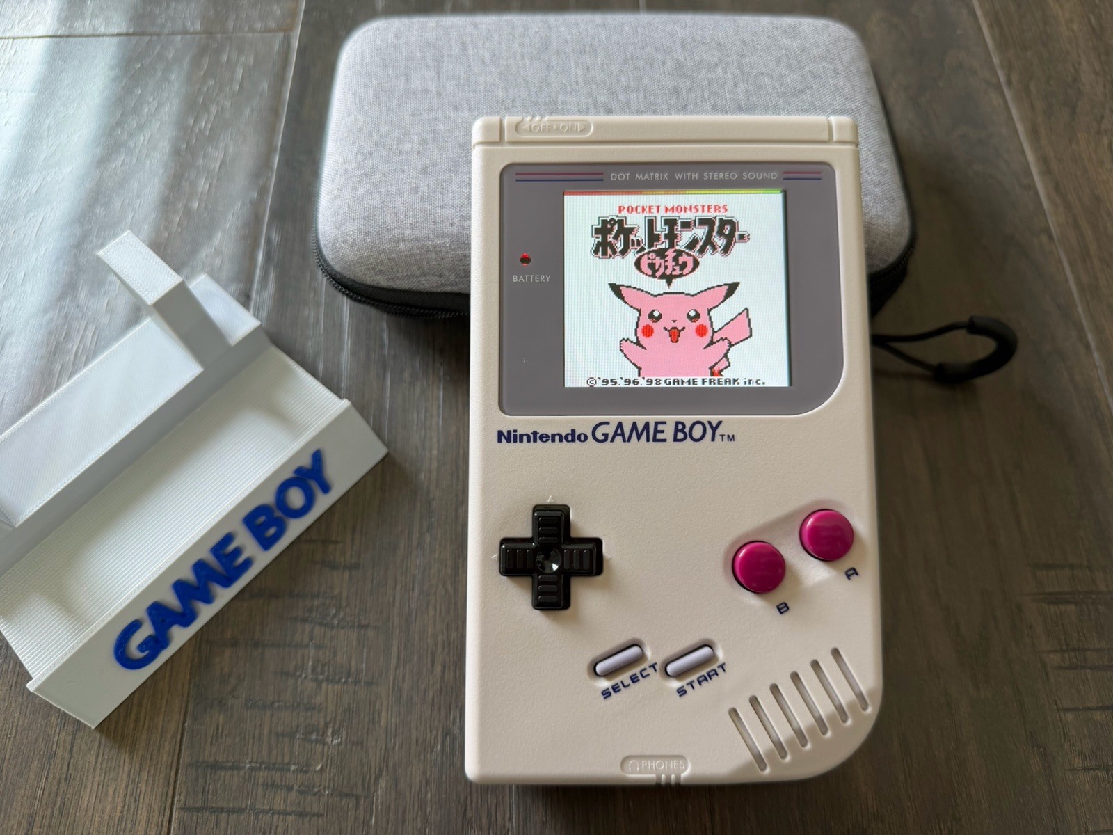 Nintendo Original Gameboy DMG Backlight IPS Screen and Glass Lens – Pearl White
