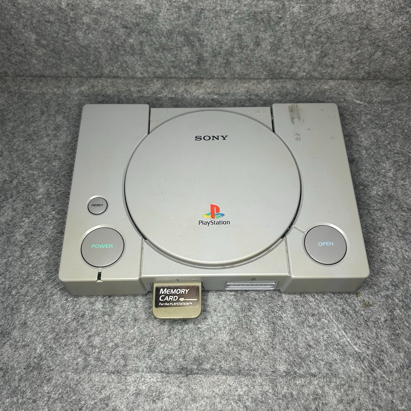 Ps1 Console Only Tested Working Memory Card Included