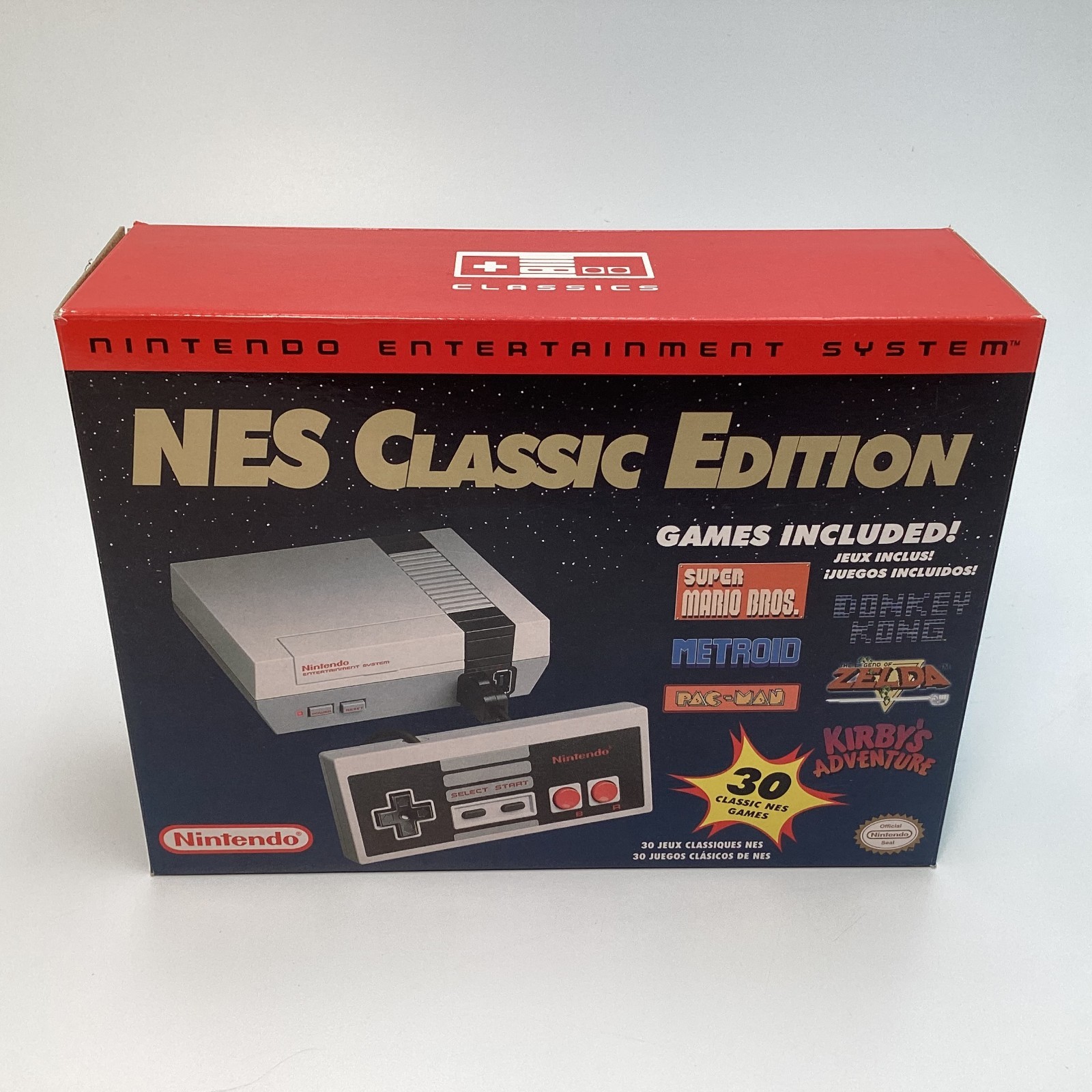Nintendo NES Classic Edition Console CLV-001 with 30 Built-In Games – w/ Box