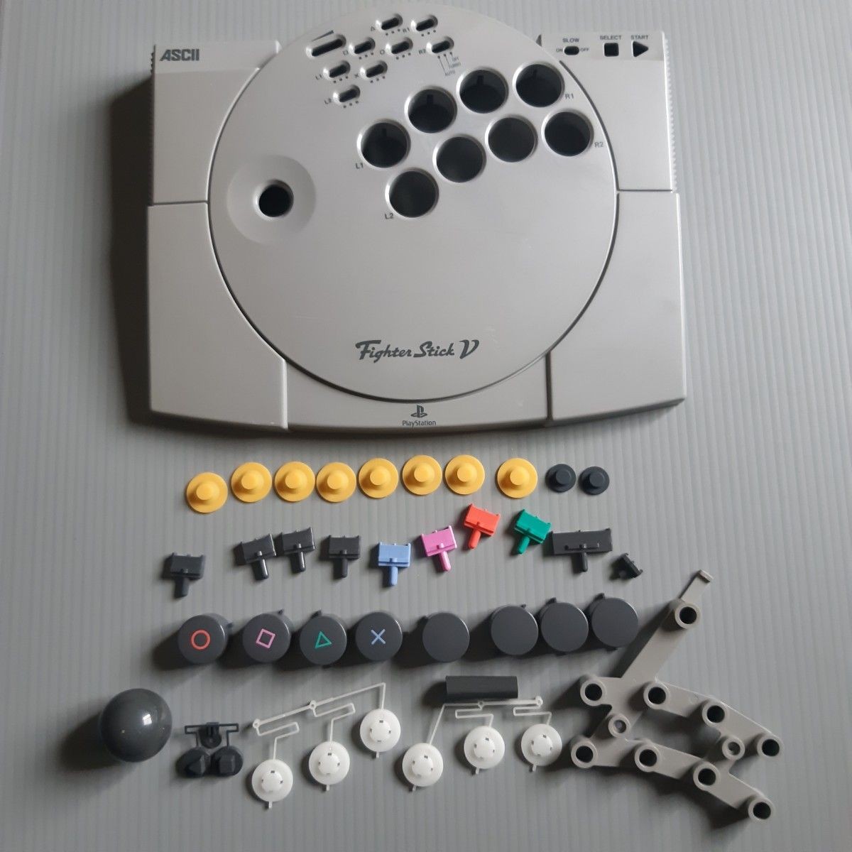 ASCII Fighter Stick V ASC-0501J Arcade Stick Controller for Sony PlayStation