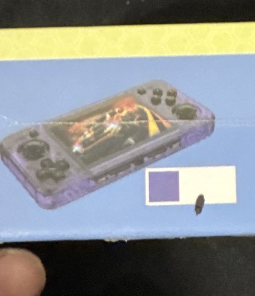 R36H Purple Handheld Game Console 3.5in IPS 640×480 OTG 1GB DDR3L