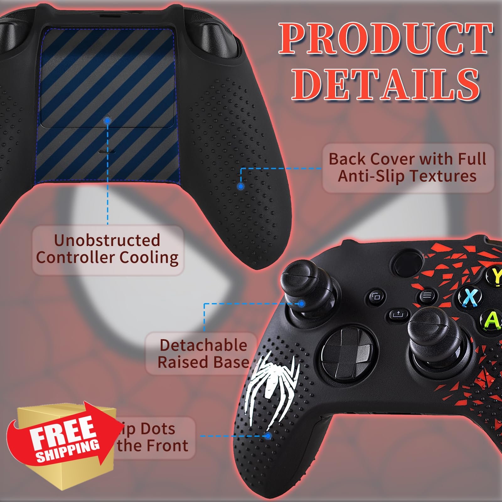 SoAegis Xbox Series S/X Skin Red Black