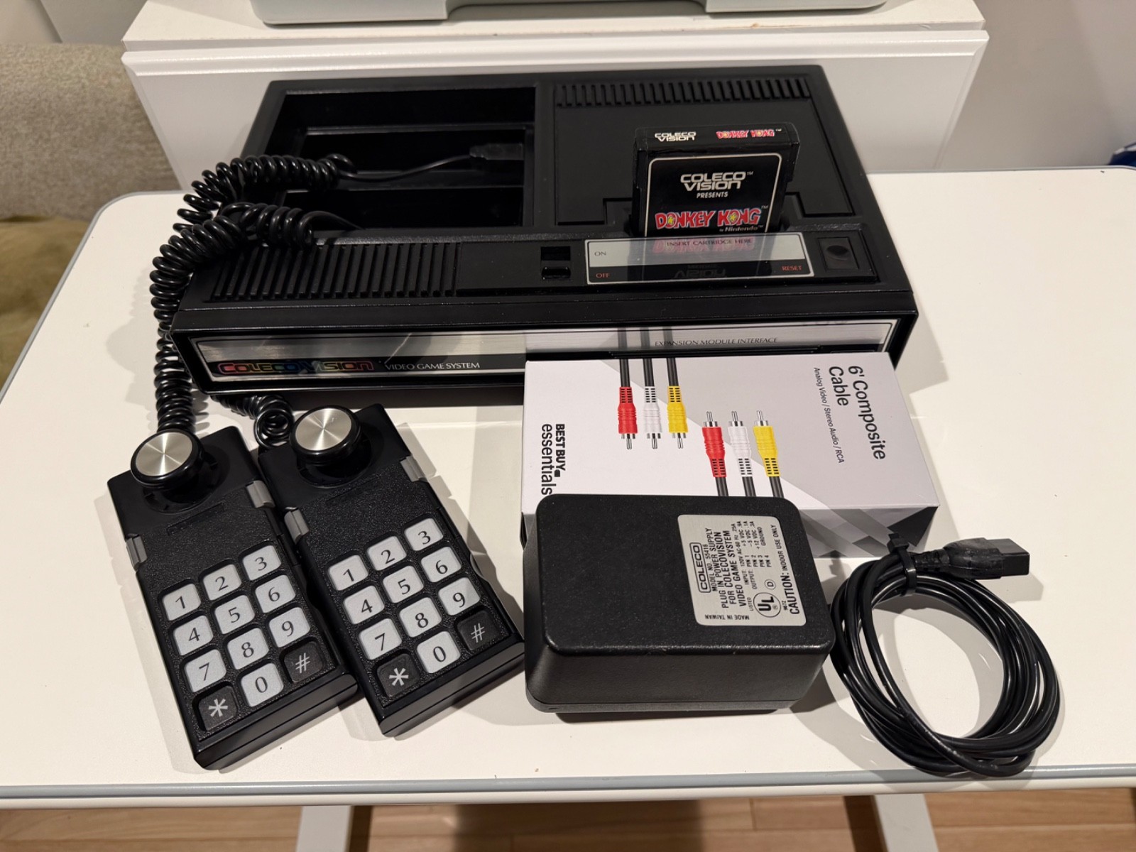 (Restored) Colecovision Coleco Console (caps, switch, RCA composite MOD, DK)#21