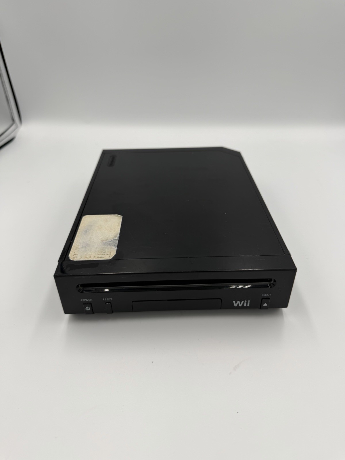 Nintendo Wii Black RVL-101 Console Only NO CORDS OR CONTROLLER Tested & Works!