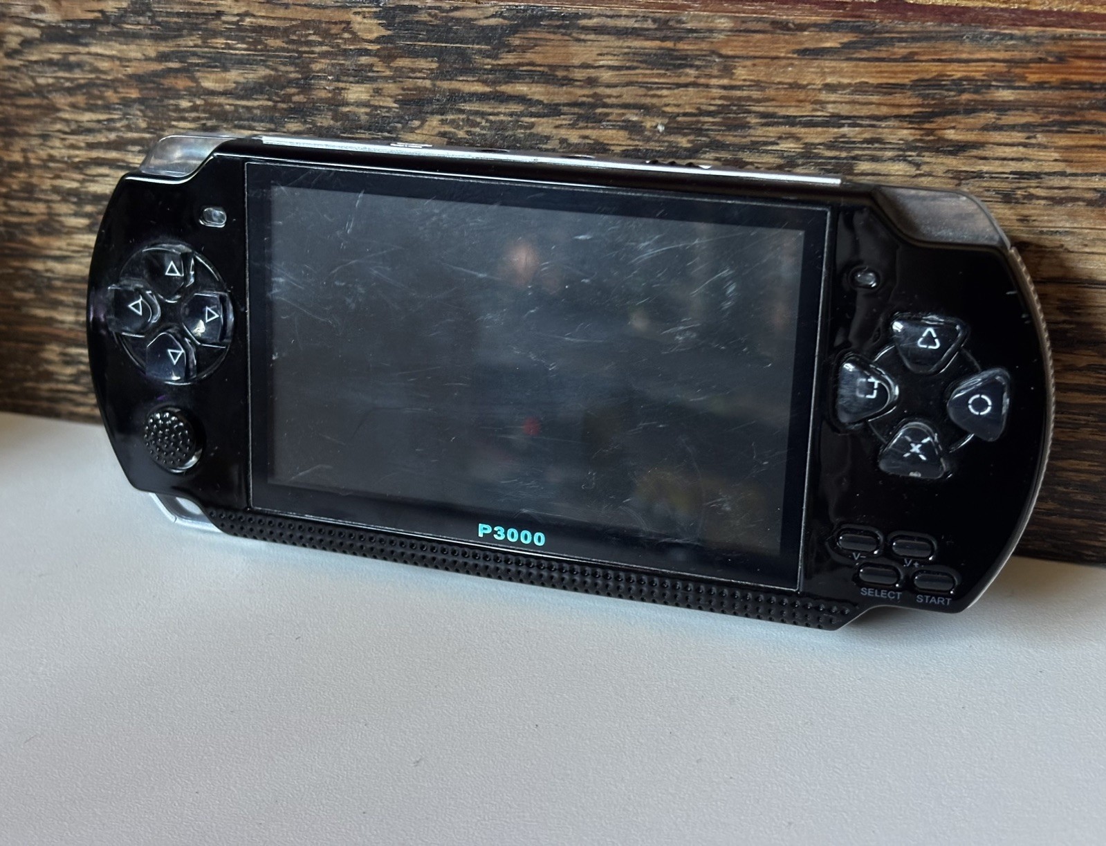 P3000 Handheld Game Console Black Platform Retro Gaming UNTESTED