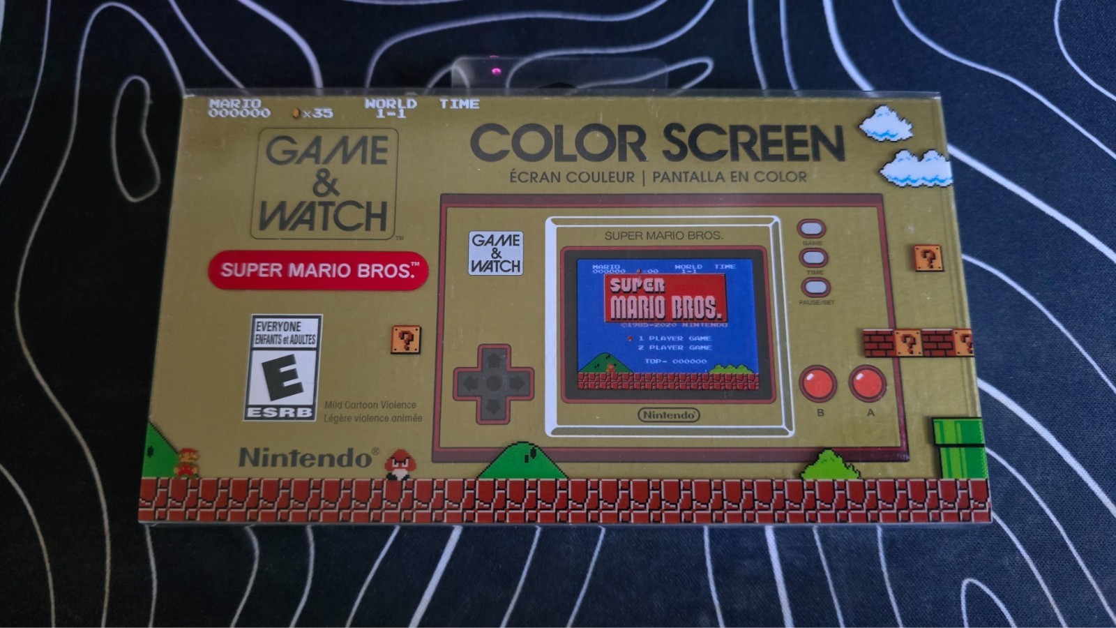 Nintendo Game & Watch Super Mario Bros 35th Anniversary Color Screen New Sealed