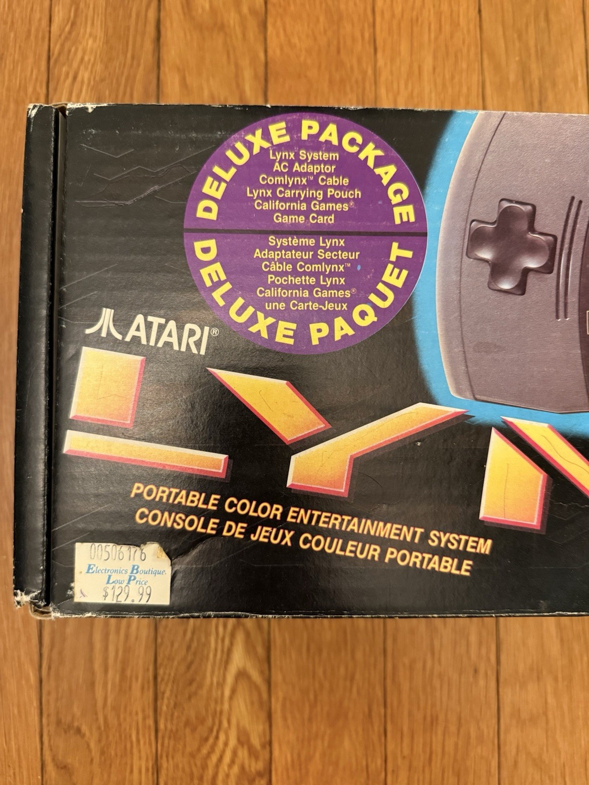 Atari Lynx Model 2 Deluxe Pack Handheld Console PA4111 w Box & Manual Tested