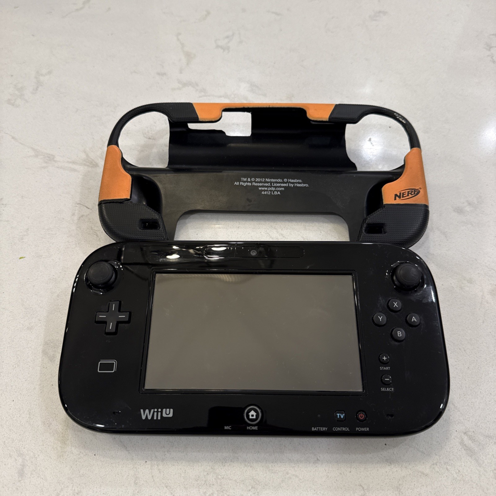 Nintendo Wii U WUP-010 Gamepad Console Wireless LCD Touchscreen WORKS – w/Shell