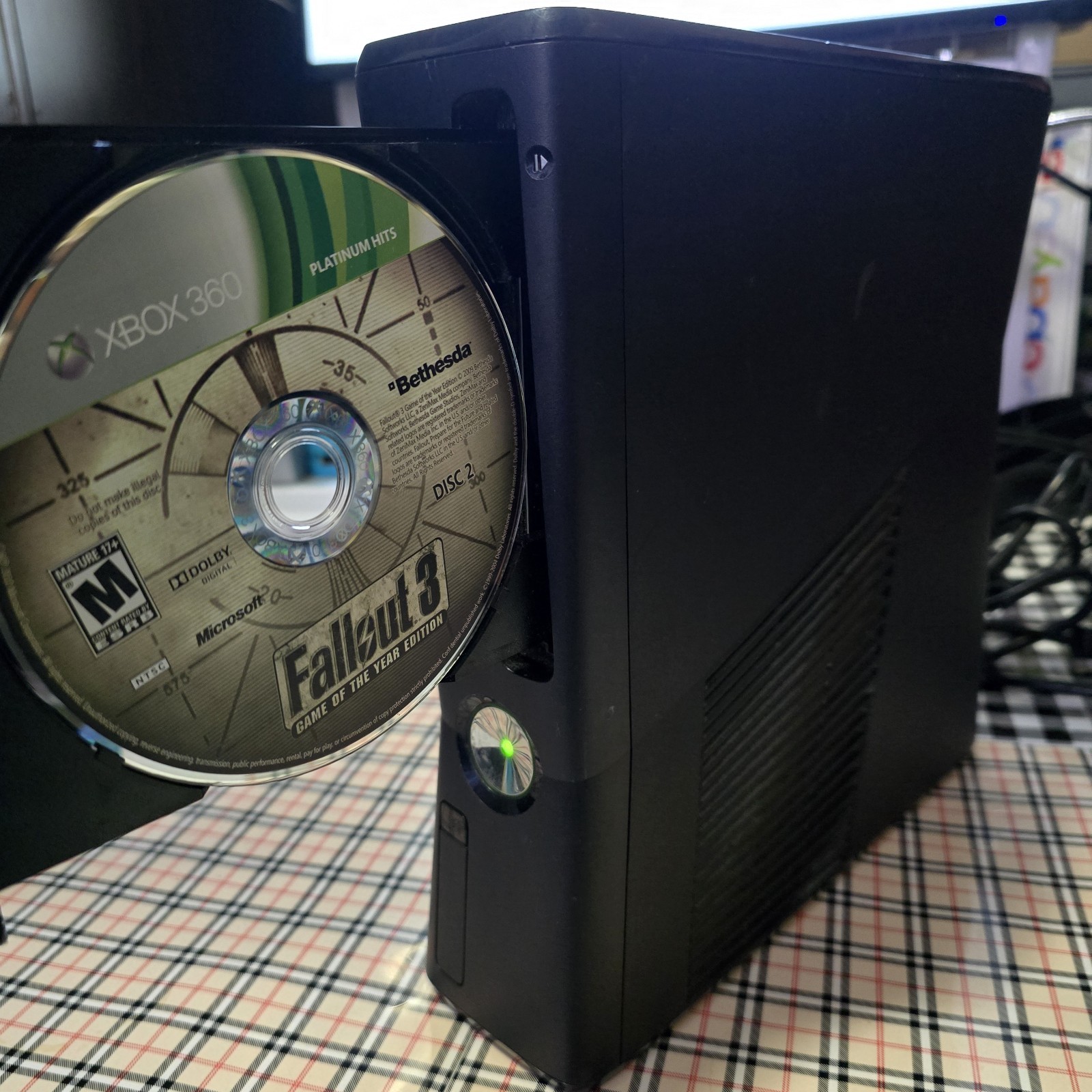 Microsoft XBox 360 S Slim 120GB Black Console System Only