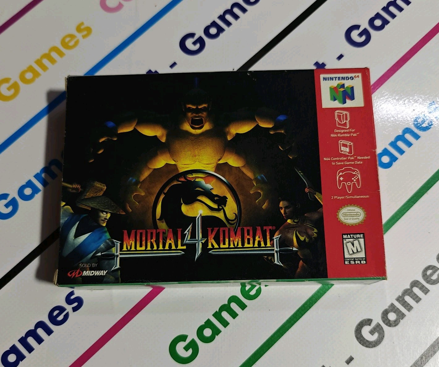 MORTAL KOMBAT 4 – NINTENDO 64 NTSC – USA ORIGINAL N64 NEW NEW OPEN RARE US