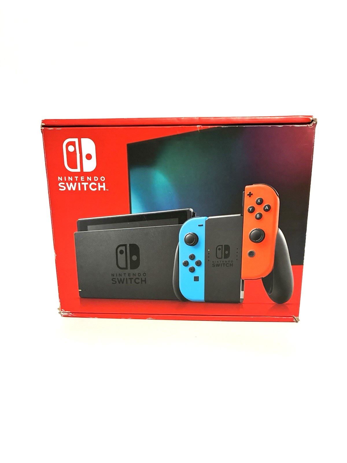 Nintendo Switch with Neon Blue and Neon Red Joy‑Con – Japan Import with US Plug