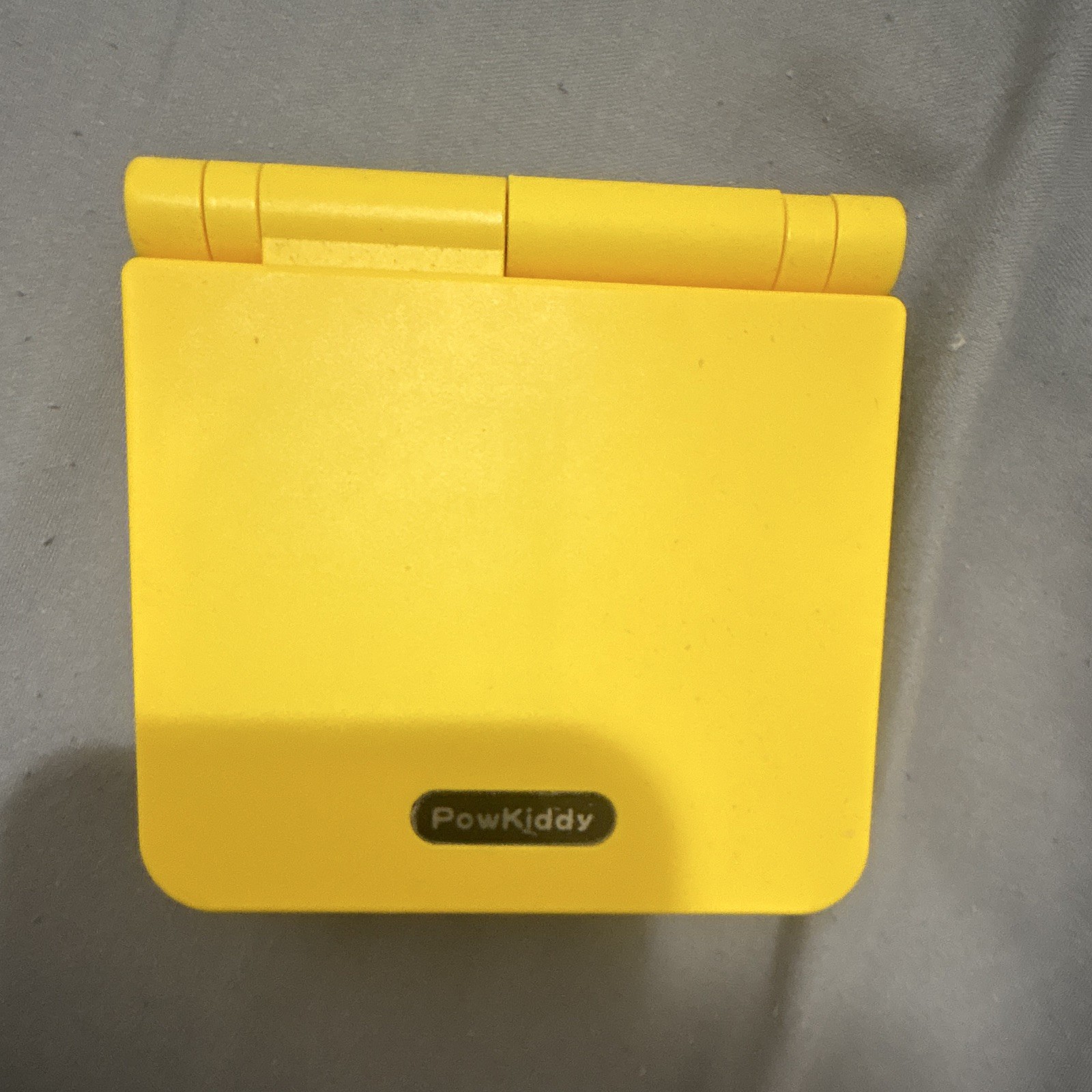 PowKiddy Yellow Handheld Flip (Clamshell) Video Game Console System – Used