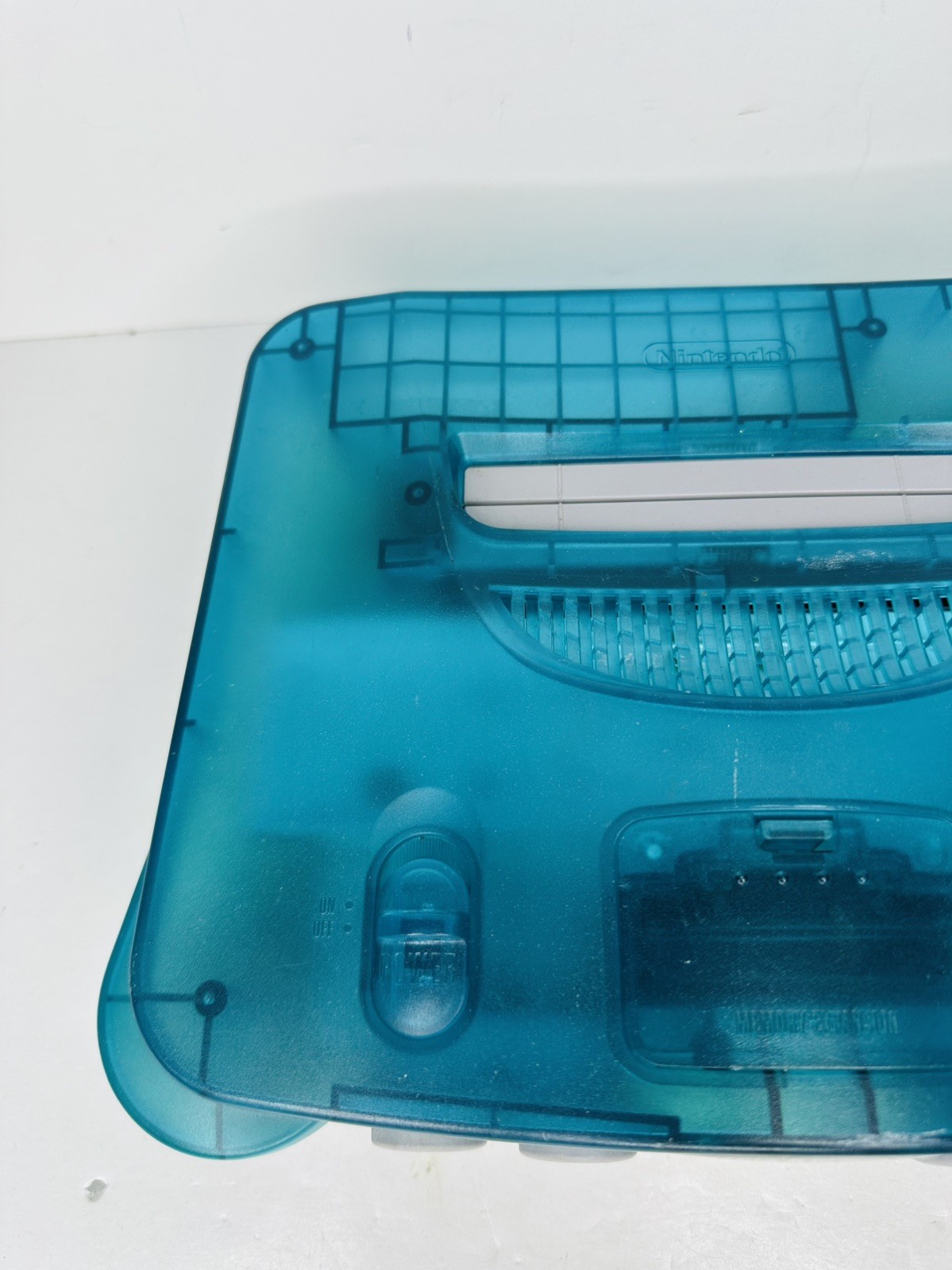 Vintage Nintendo 64 Clear Blue Console N64 Original Controller Cables